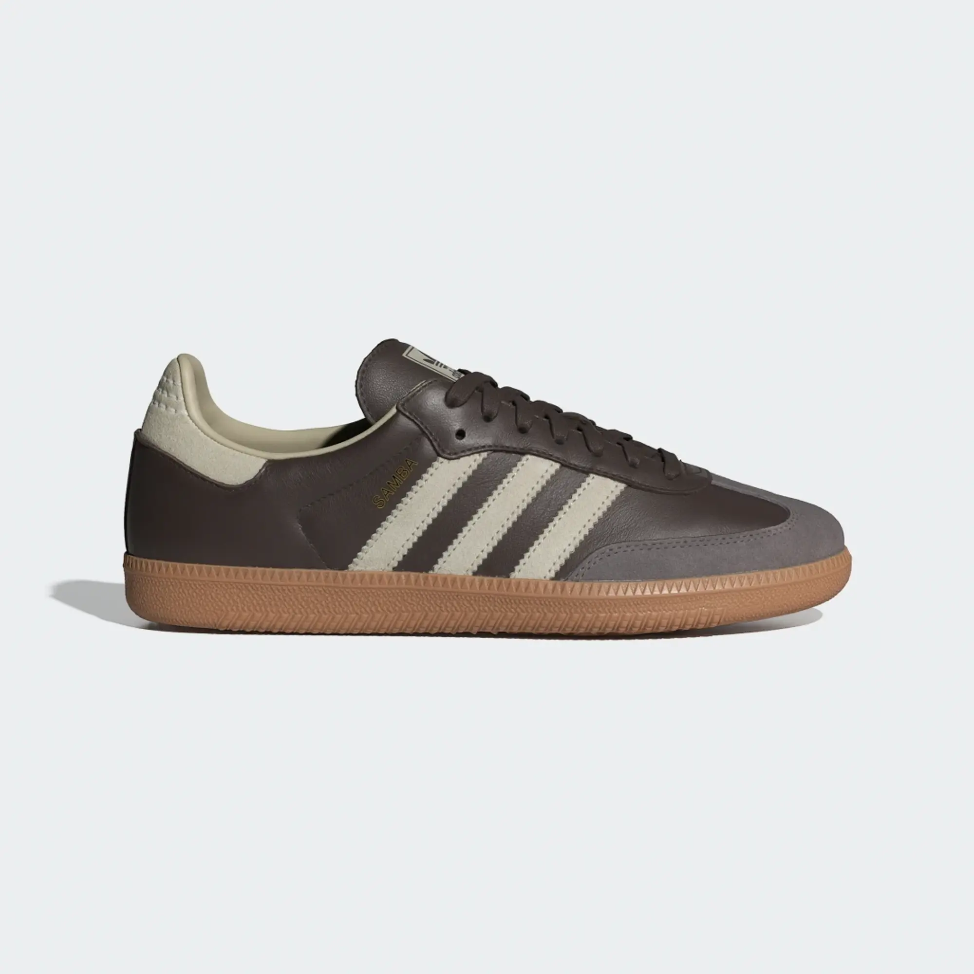 adidas Originals adidas Samba Og Sneaker - Brown/Putty Grey/Gold Met.