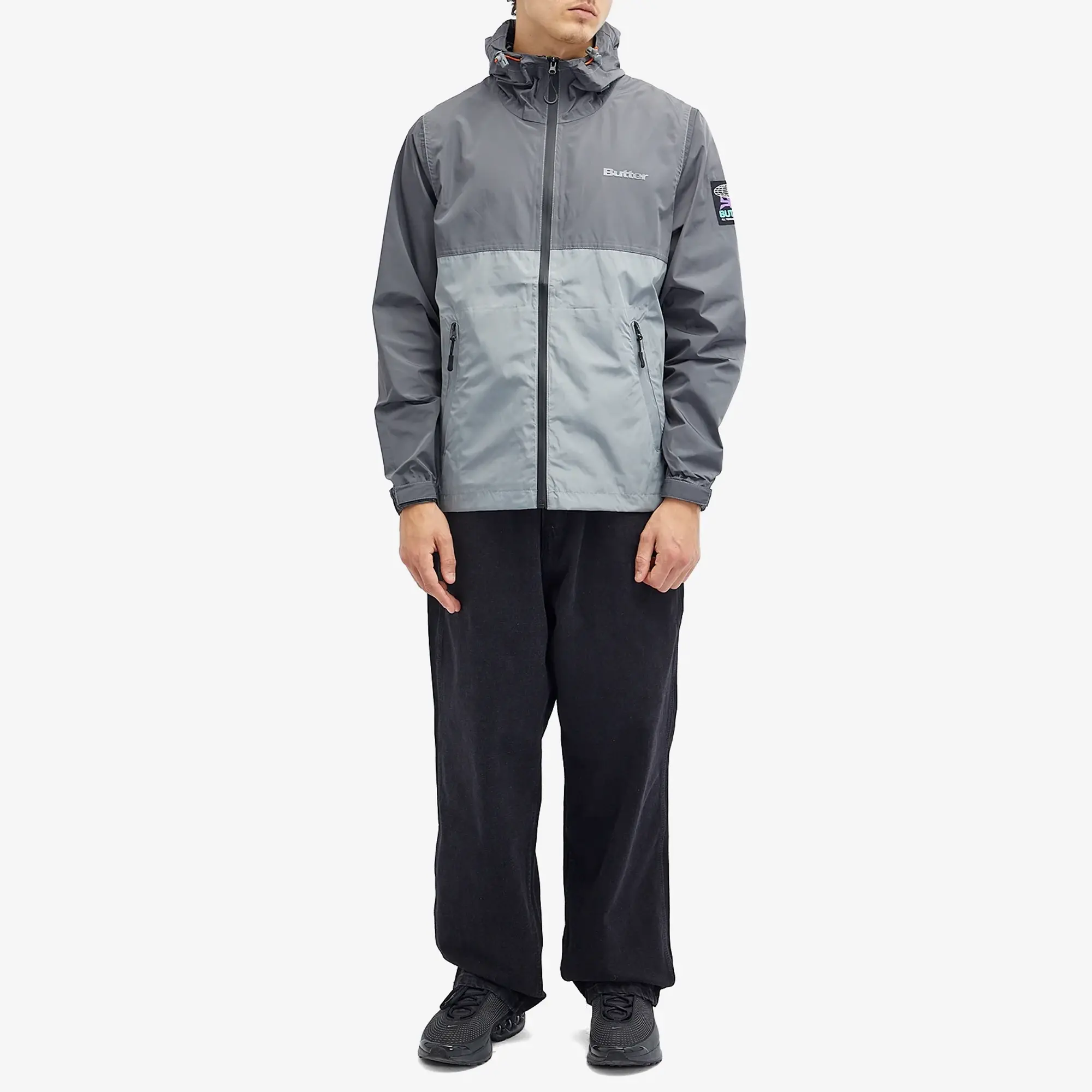 Butter Goods Men's T-Rain Jacket Stone