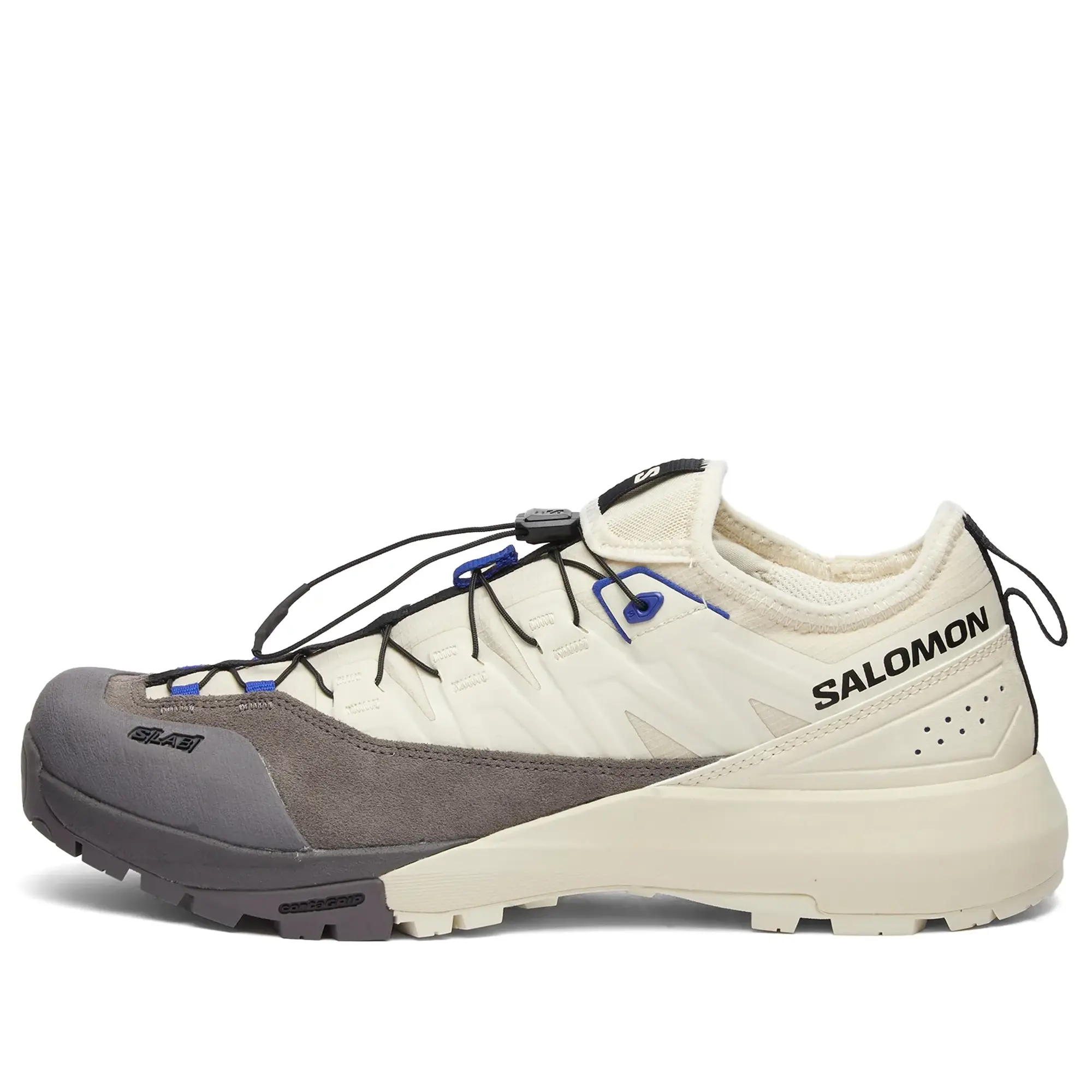 Salomon Men's Alpinway Advanced Almond Milk/Plum Kitten/Clematis Blue