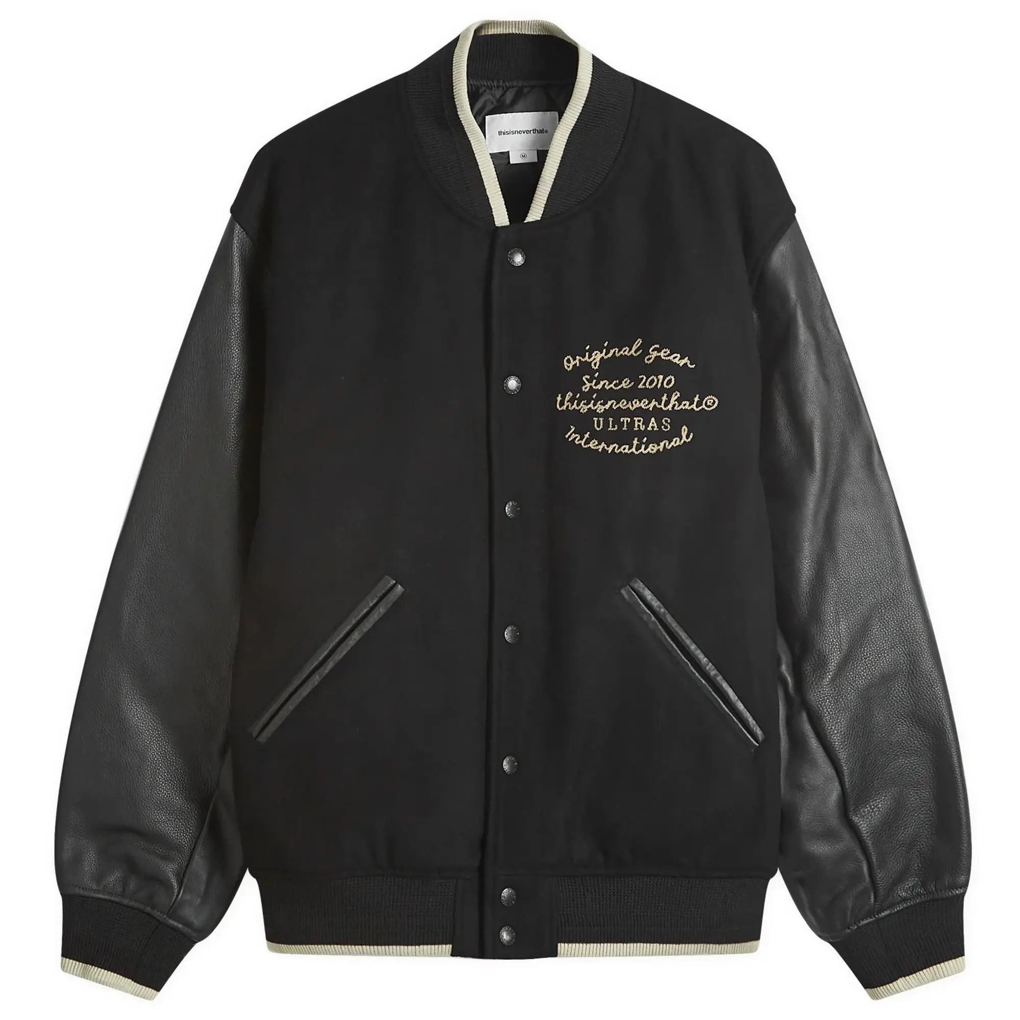 thisisneverthat Men's Varsity Jacket Black