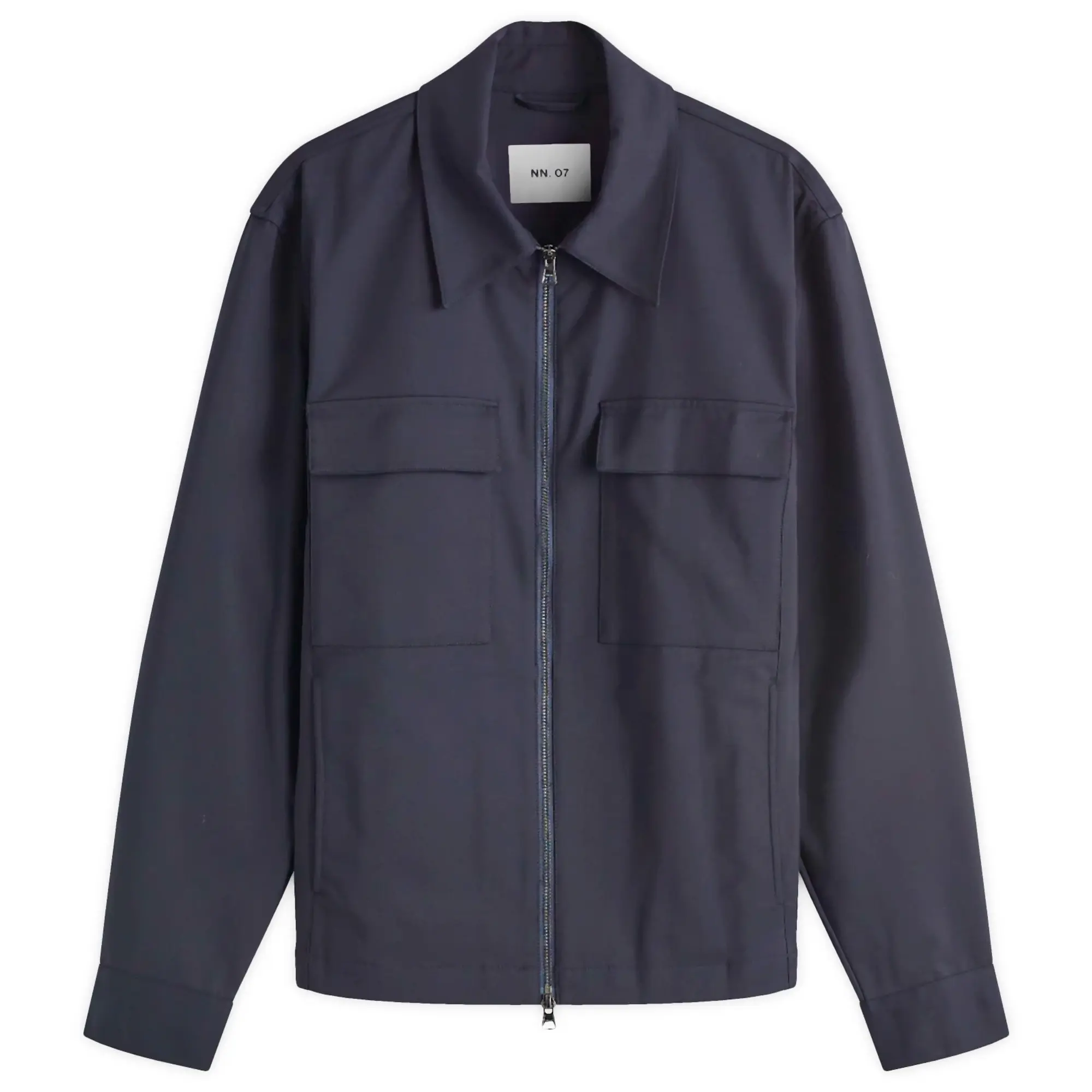 NN07 Men's Alban Zip Jacket Navy Blue