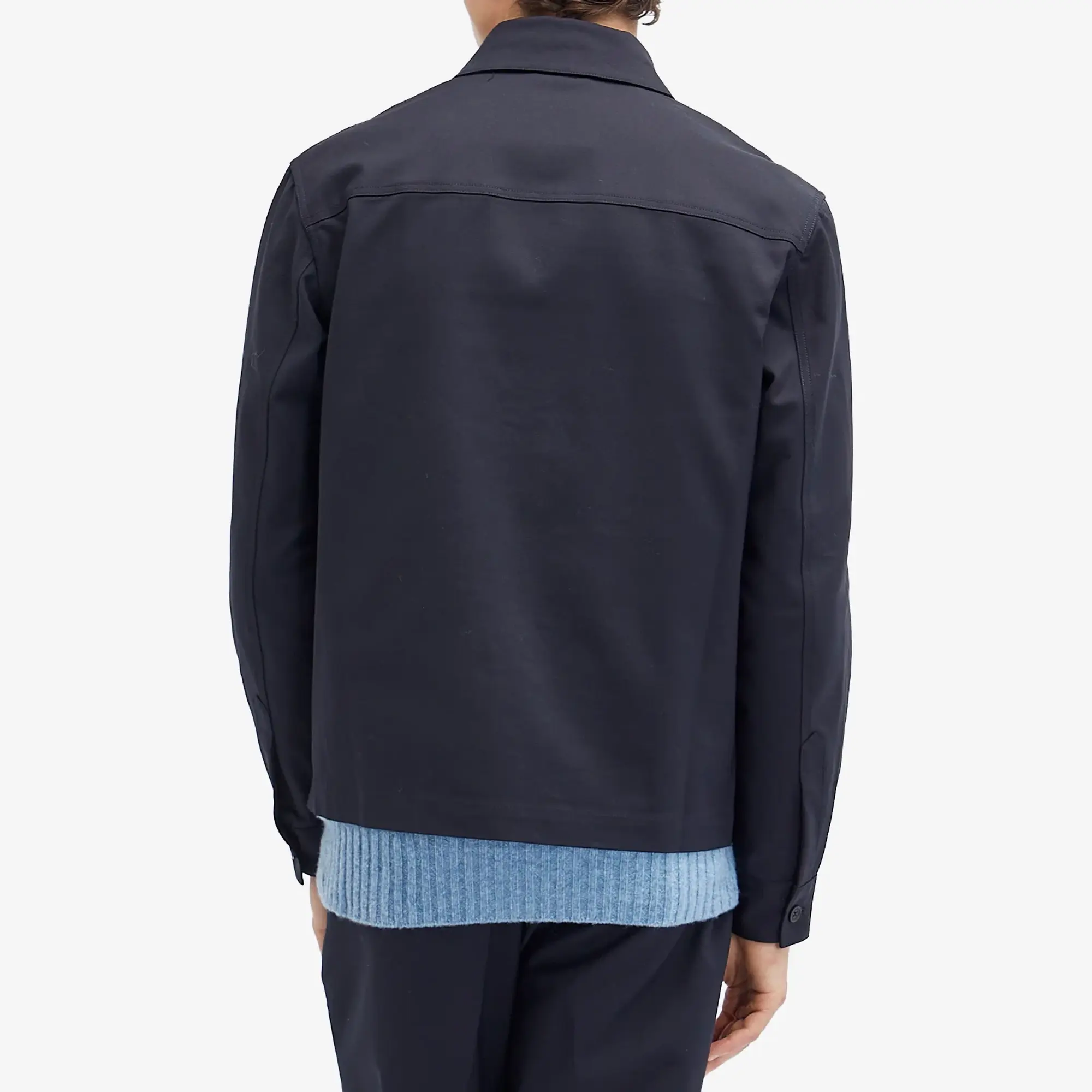 NN07 Men's Alban Zip Jacket Navy Blue