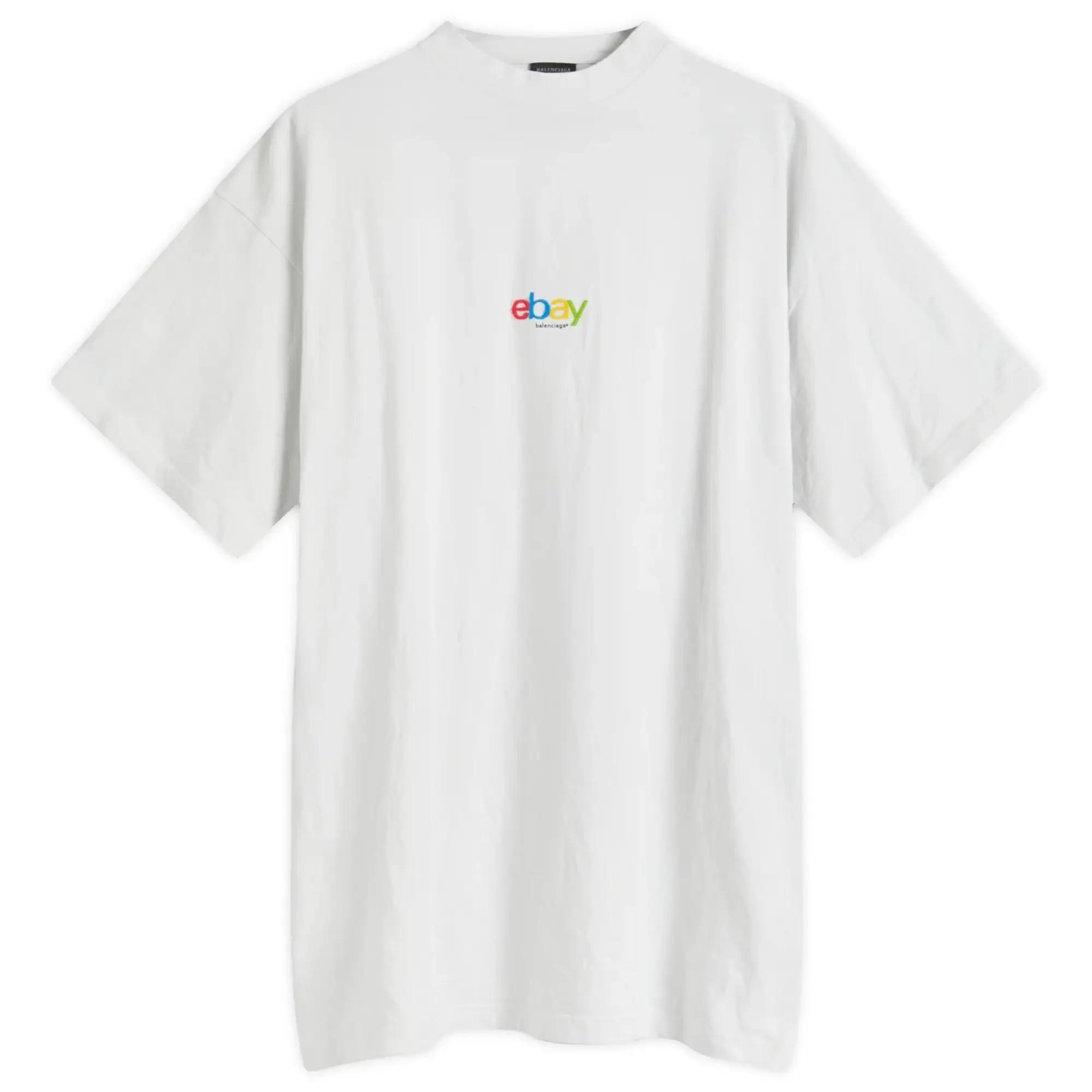 Balenciaga Men's eBay Oversized T-Shirt Dirty White