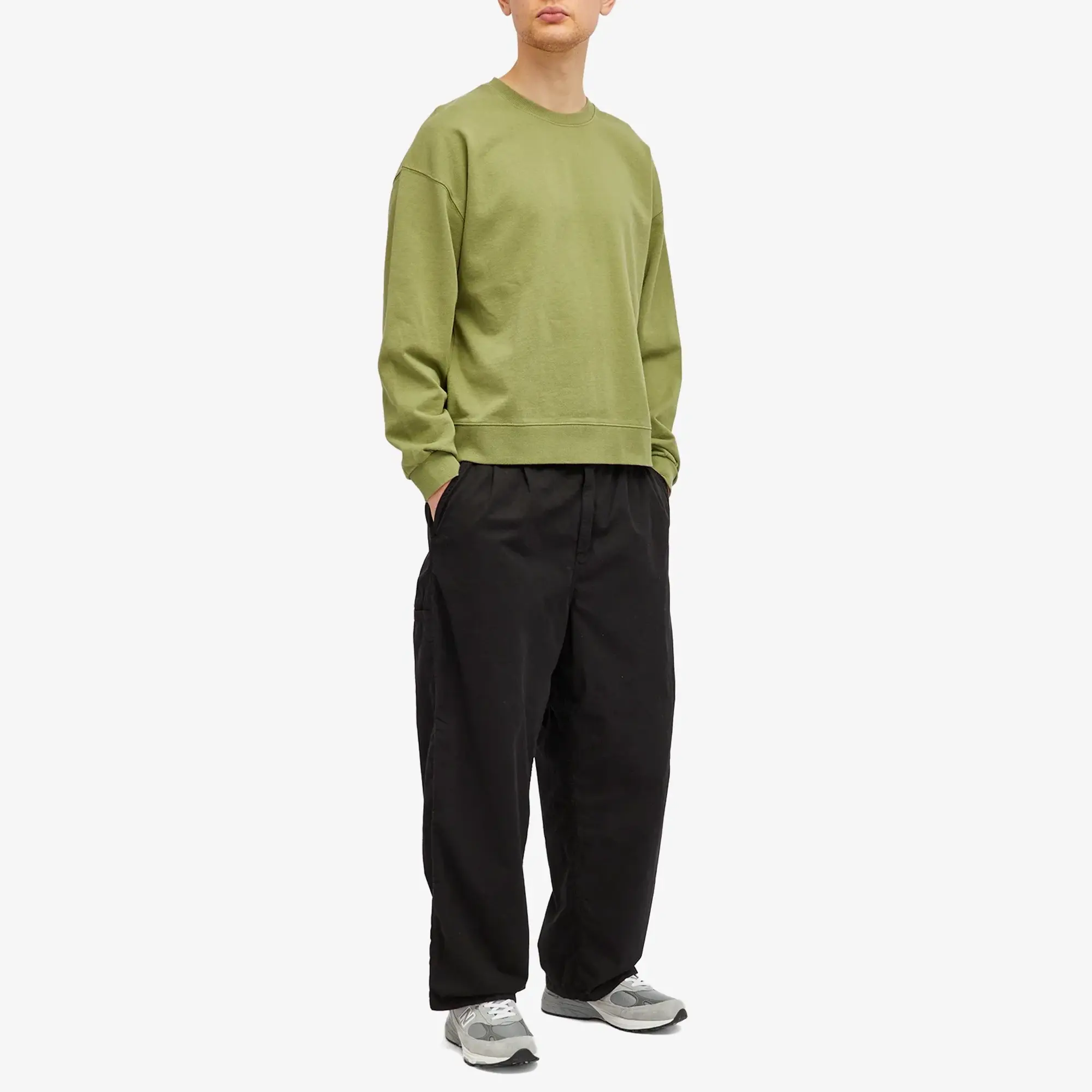 thisisneverthat Men's TNT Faded Crew Sweat Moss