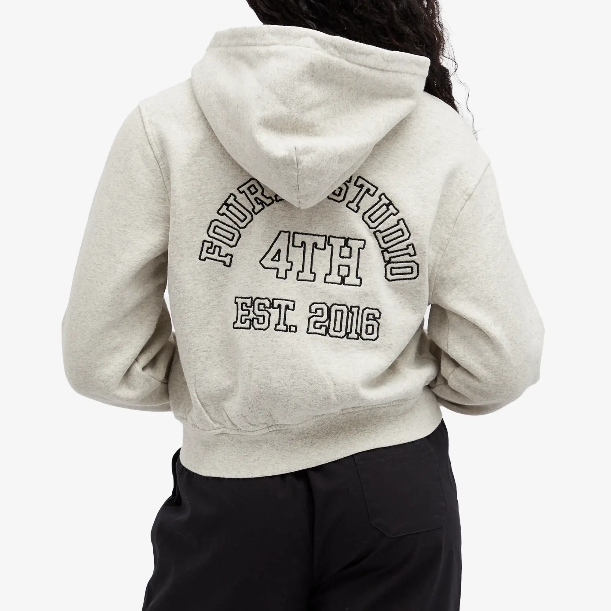 4th & Reckless Women's Exclusive Carey Zip Sweatshirt Grey