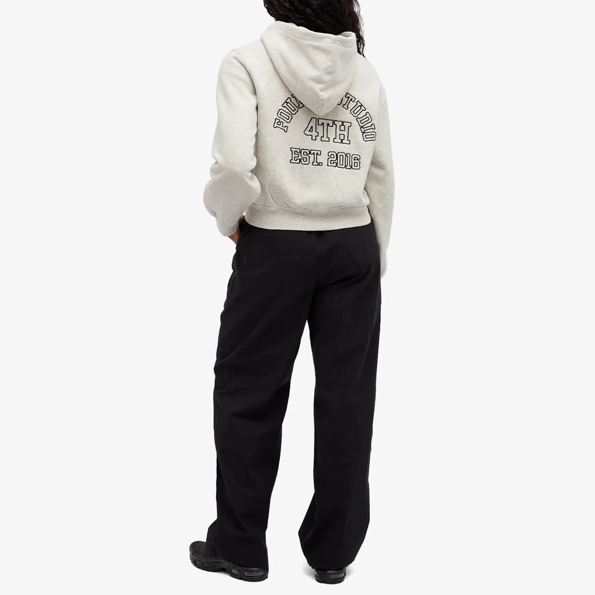 4th & Reckless Women's Exclusive Carey Zip Sweatshirt Grey