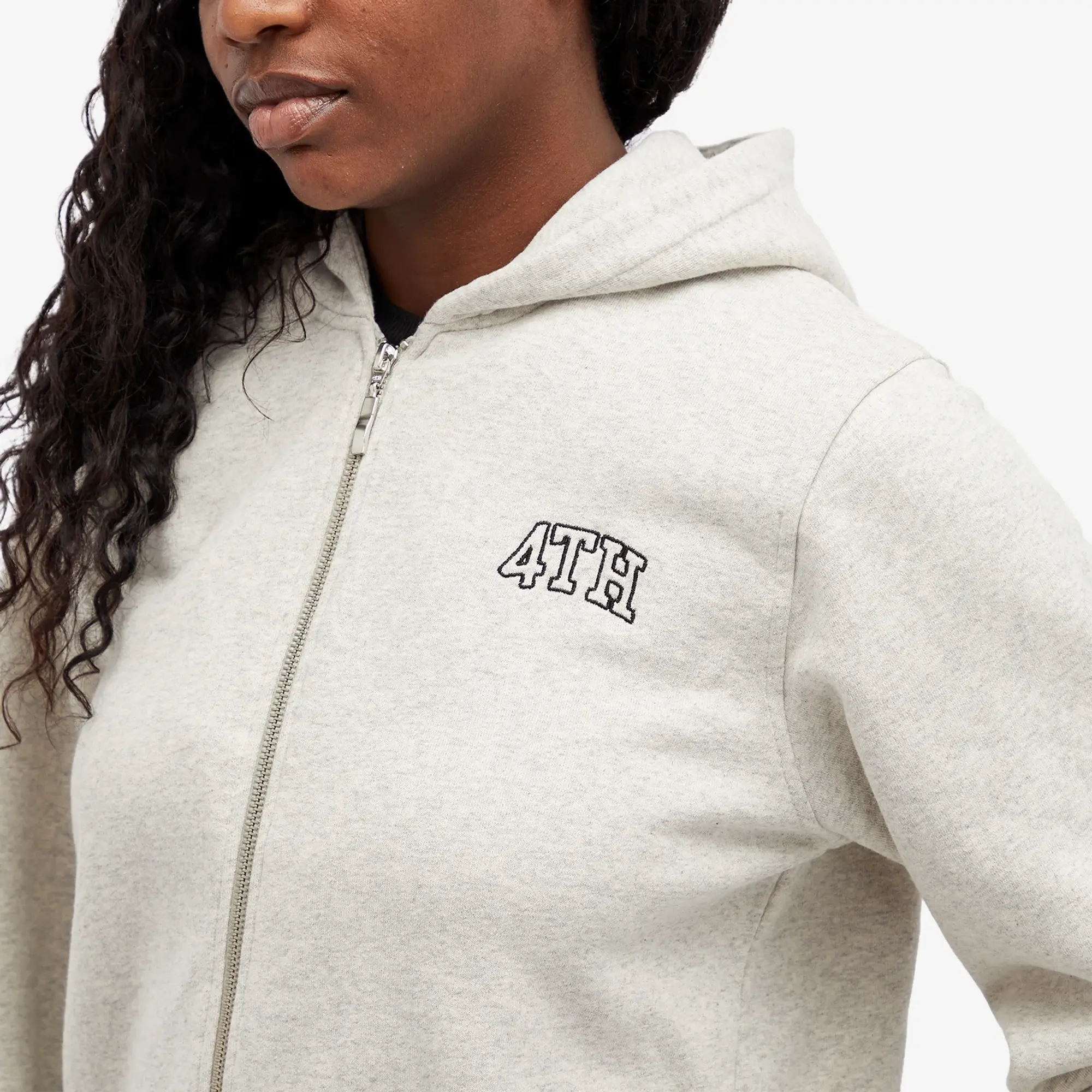 4th & Reckless Women's Exclusive Carey Zip Sweatshirt Grey