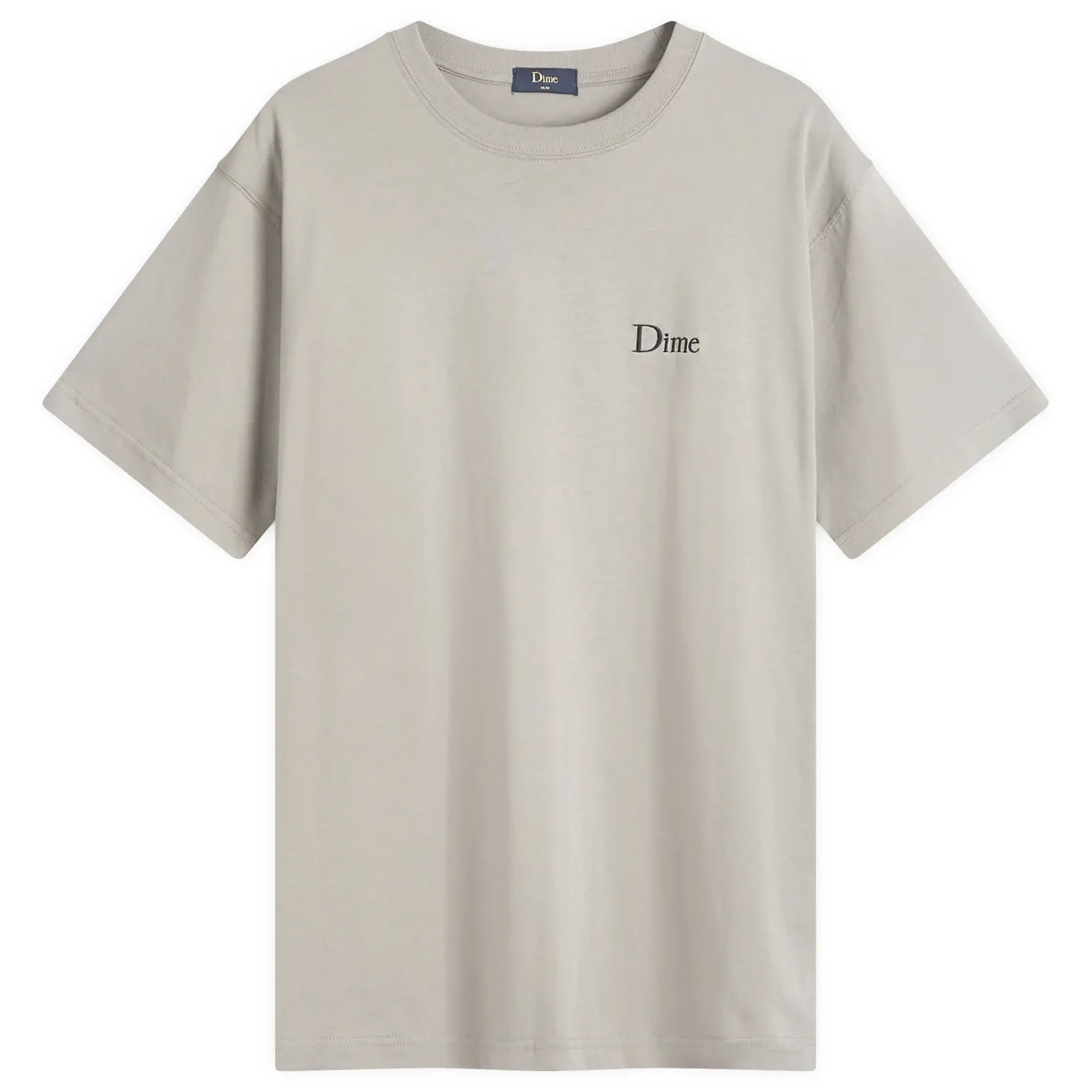 Dime Men's Classic Small Logo T-Shirt Charcoal