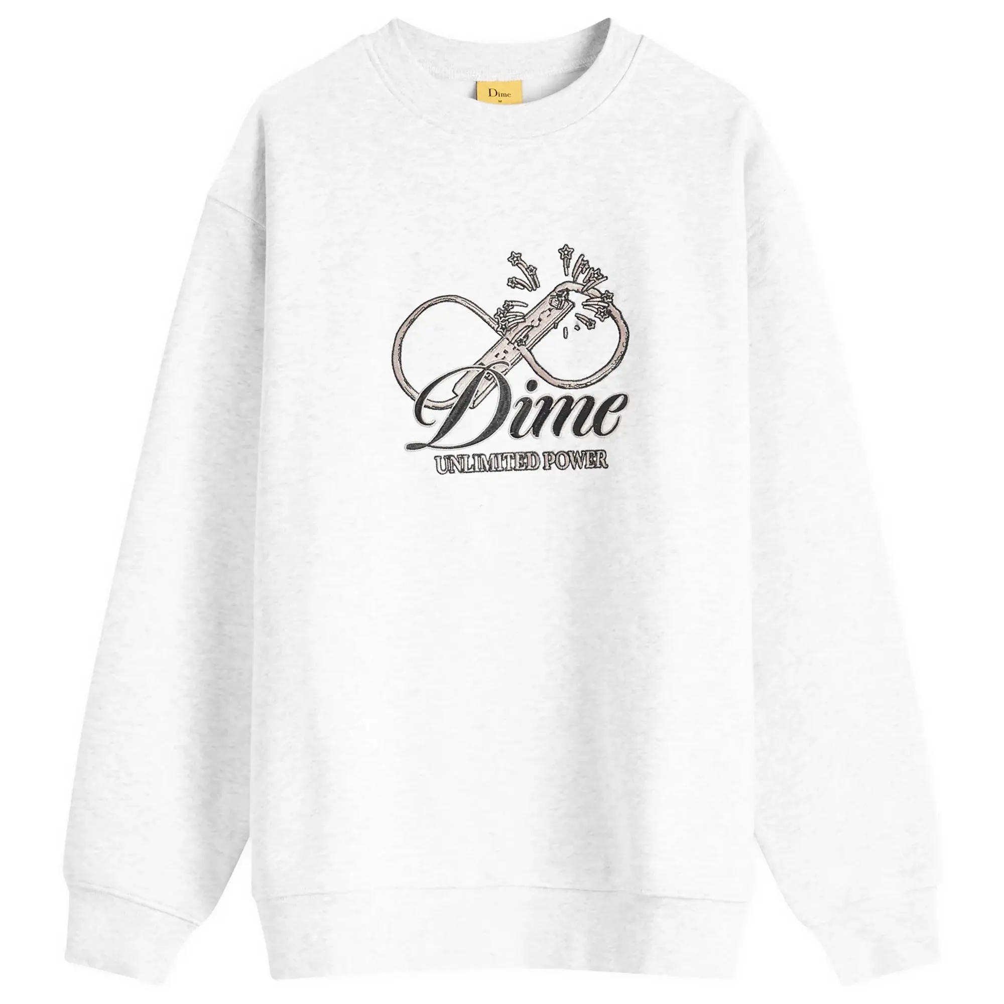 Dime Men's Cursive Power Sweatshirt Ash