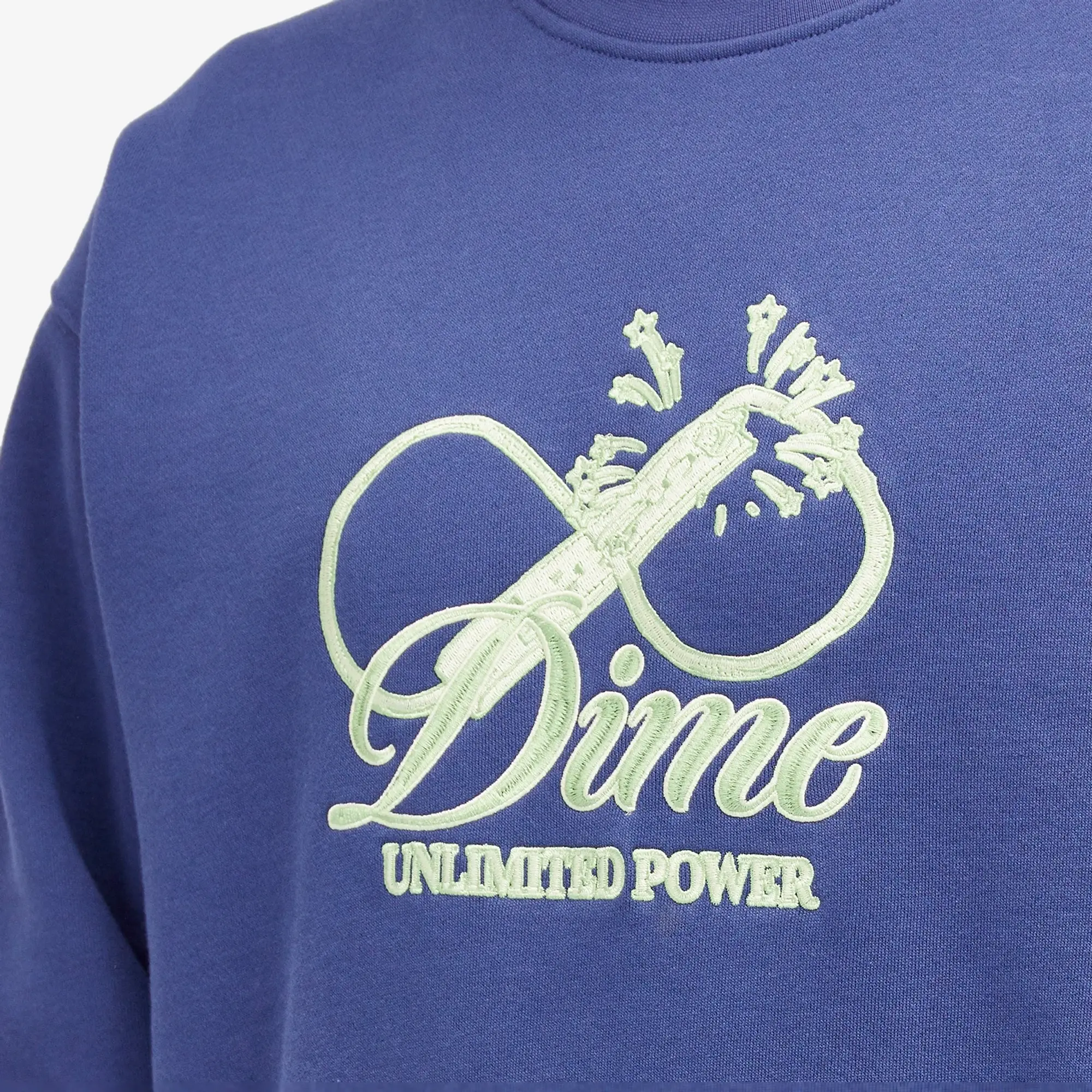Dime Men's Cursive Power Sweatshirt Night Blue