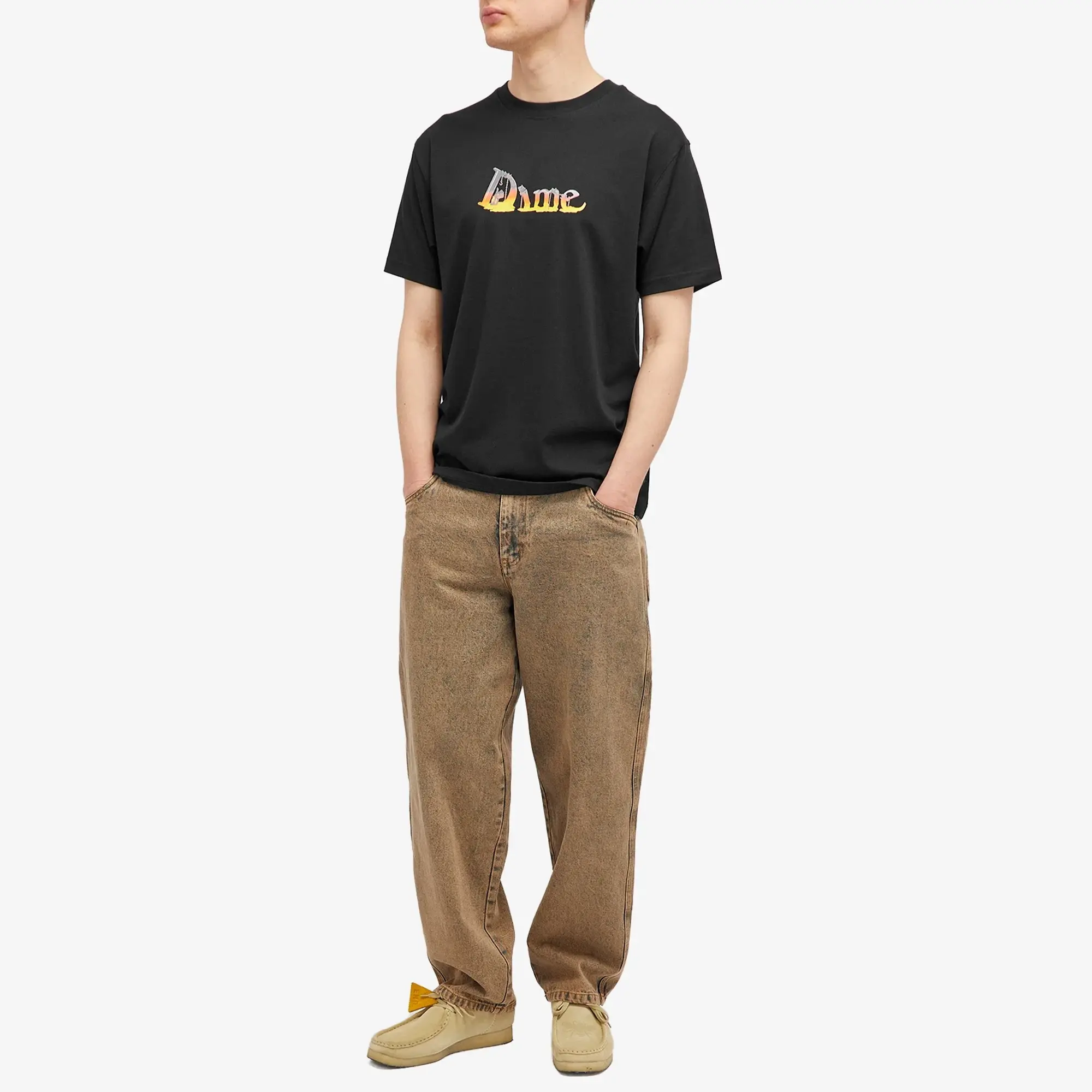 Dime Men's Classic Skynet T-Shirt Black