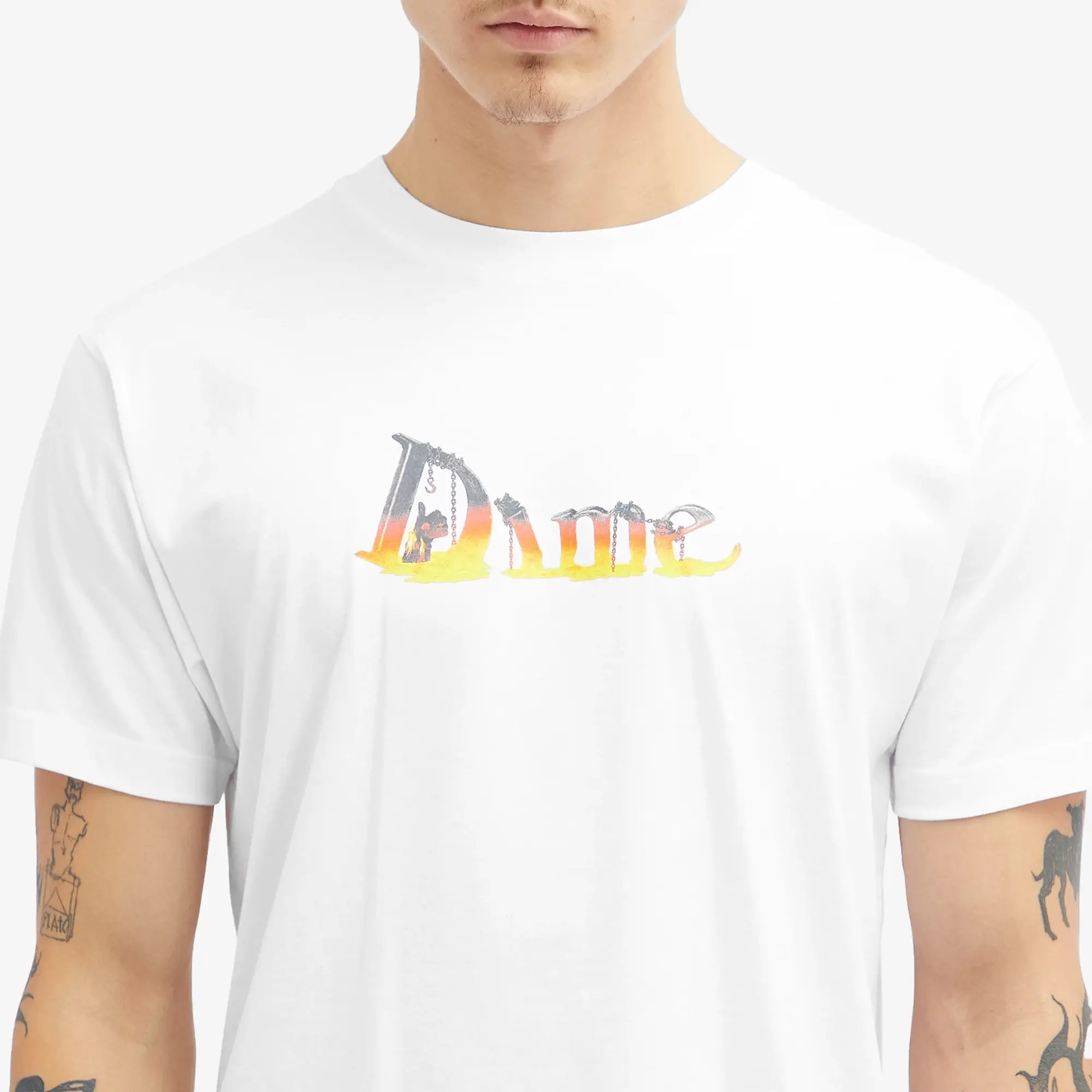 Dime Men's Classic Skynet T-Shirt White