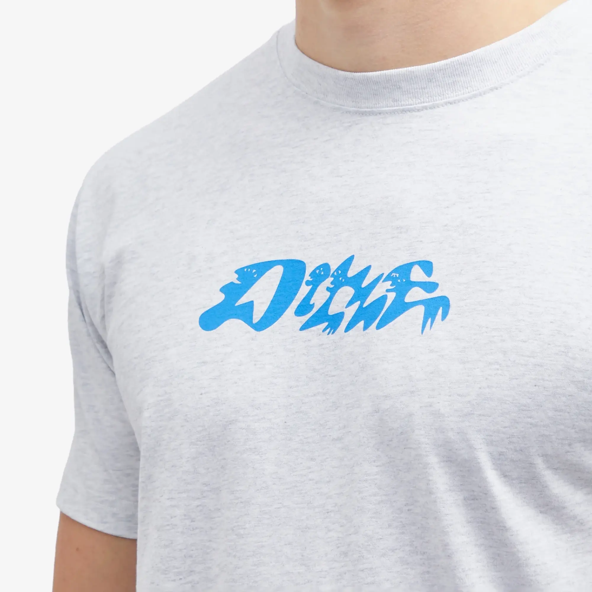Dime Men's Happy T-Shirt Ash