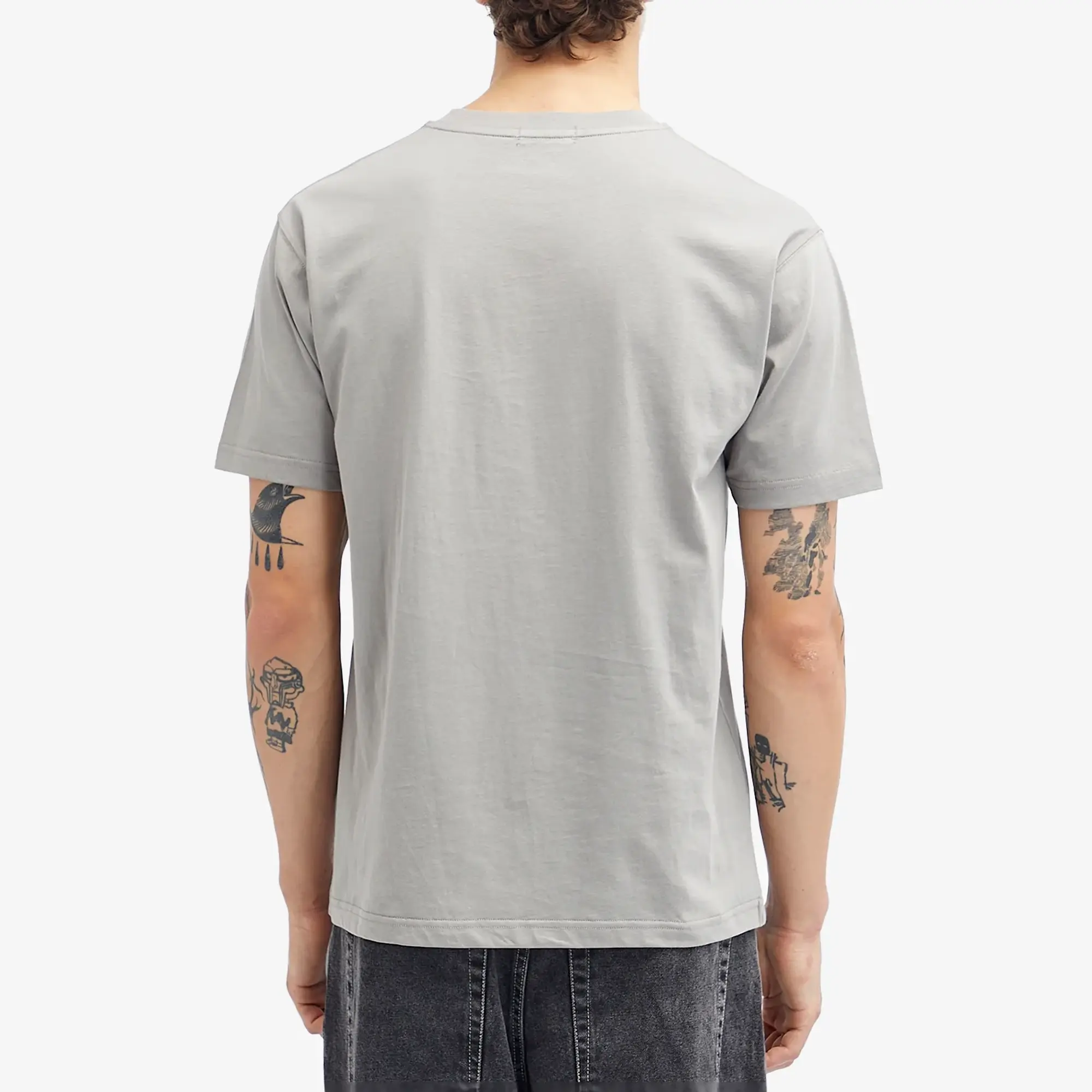 Dime Men's Happy T-Shirt Charcoal