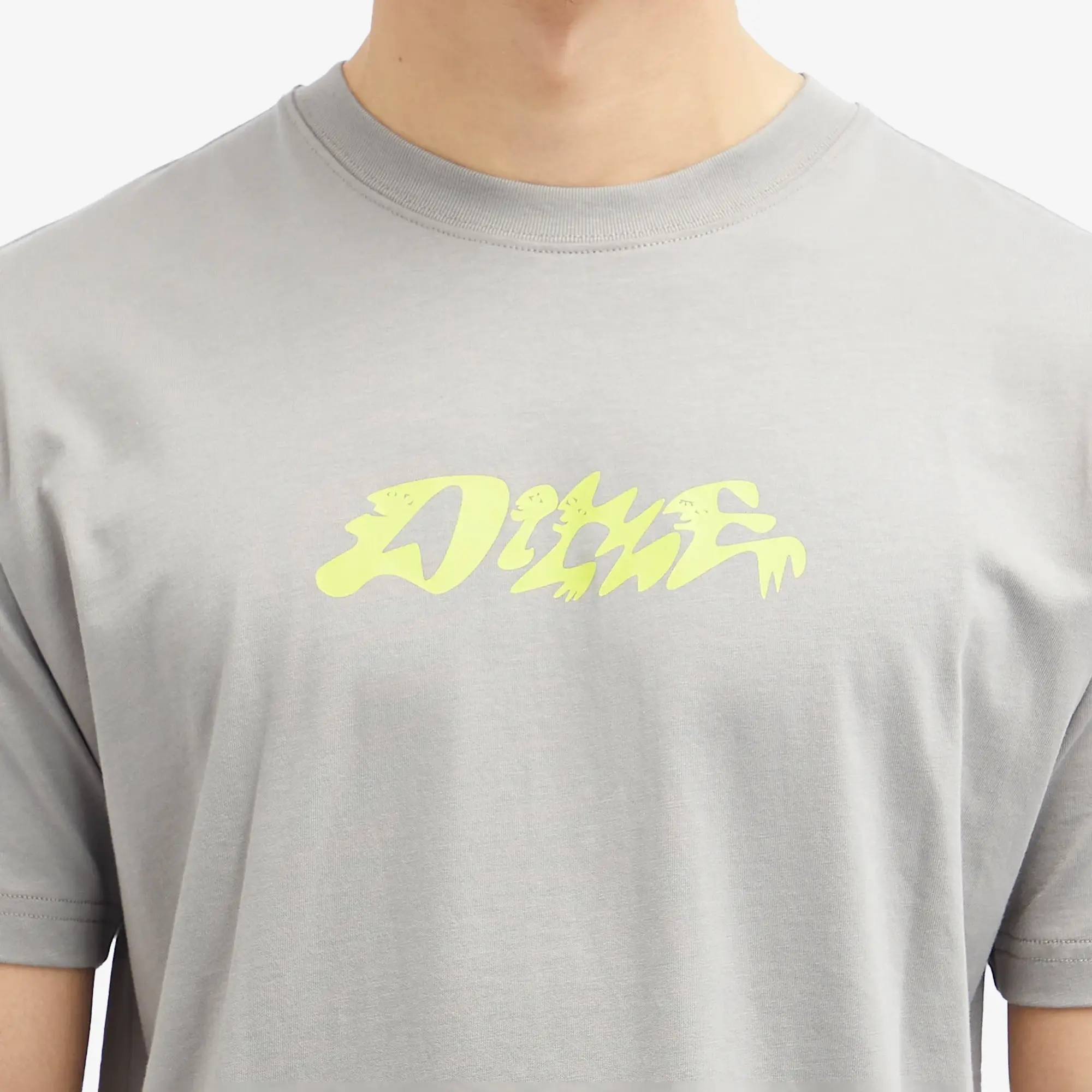 Dime Men's Happy T-Shirt Charcoal