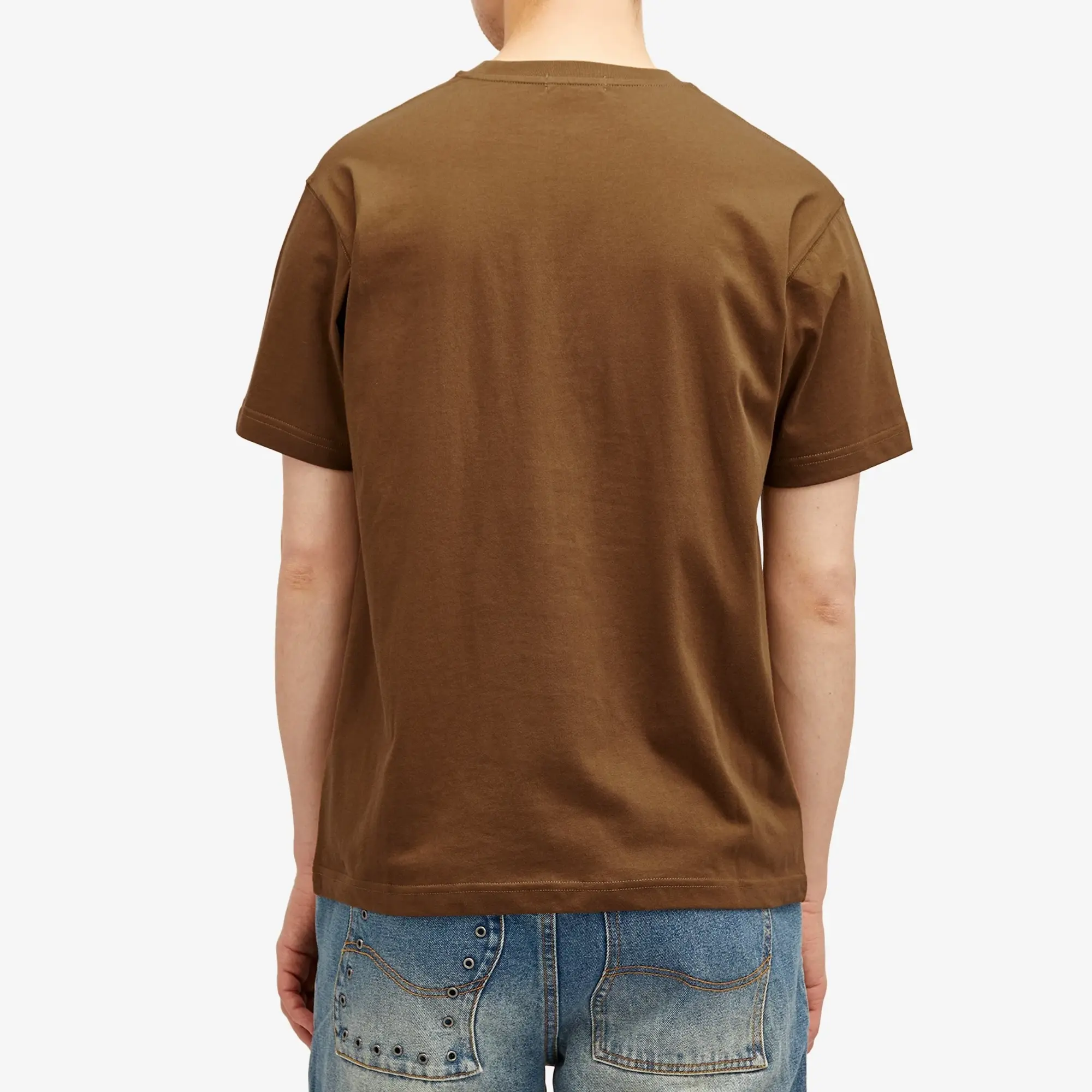 Dime Men's Cursive Power T-Shirt Dark Brown