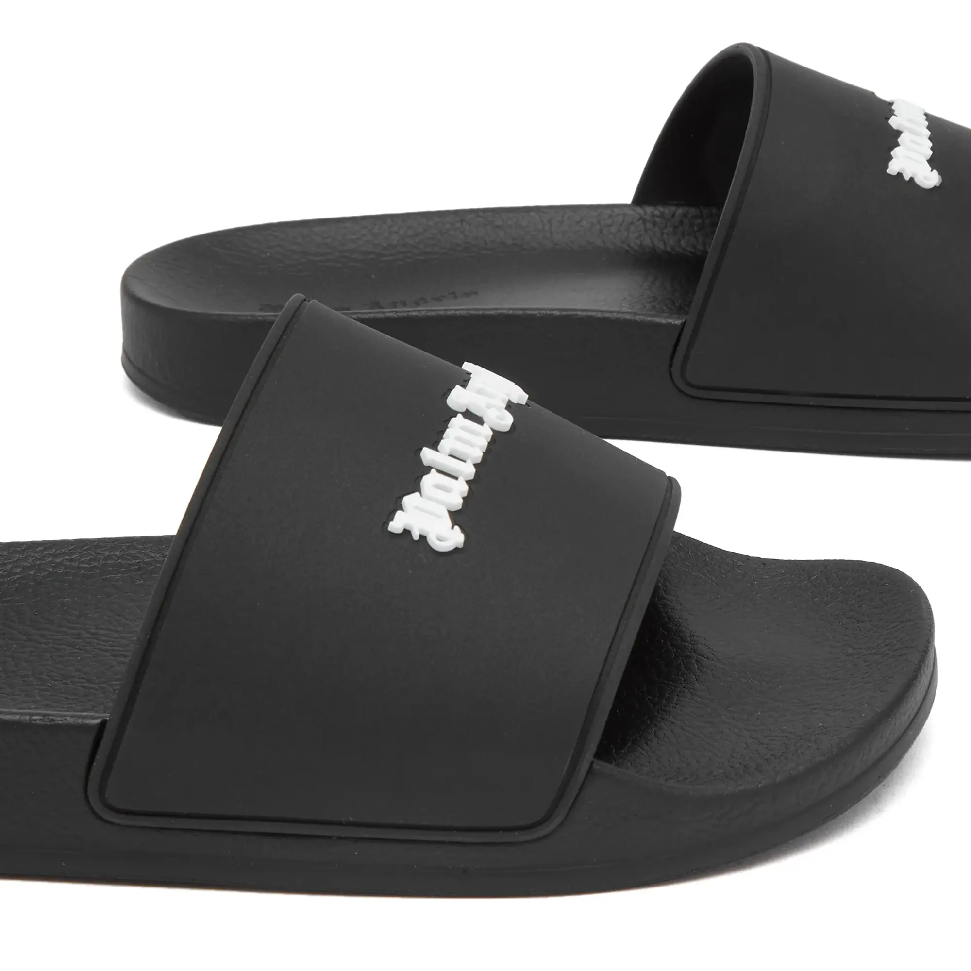 Palm Angels Classic Logo Pool Slide Black