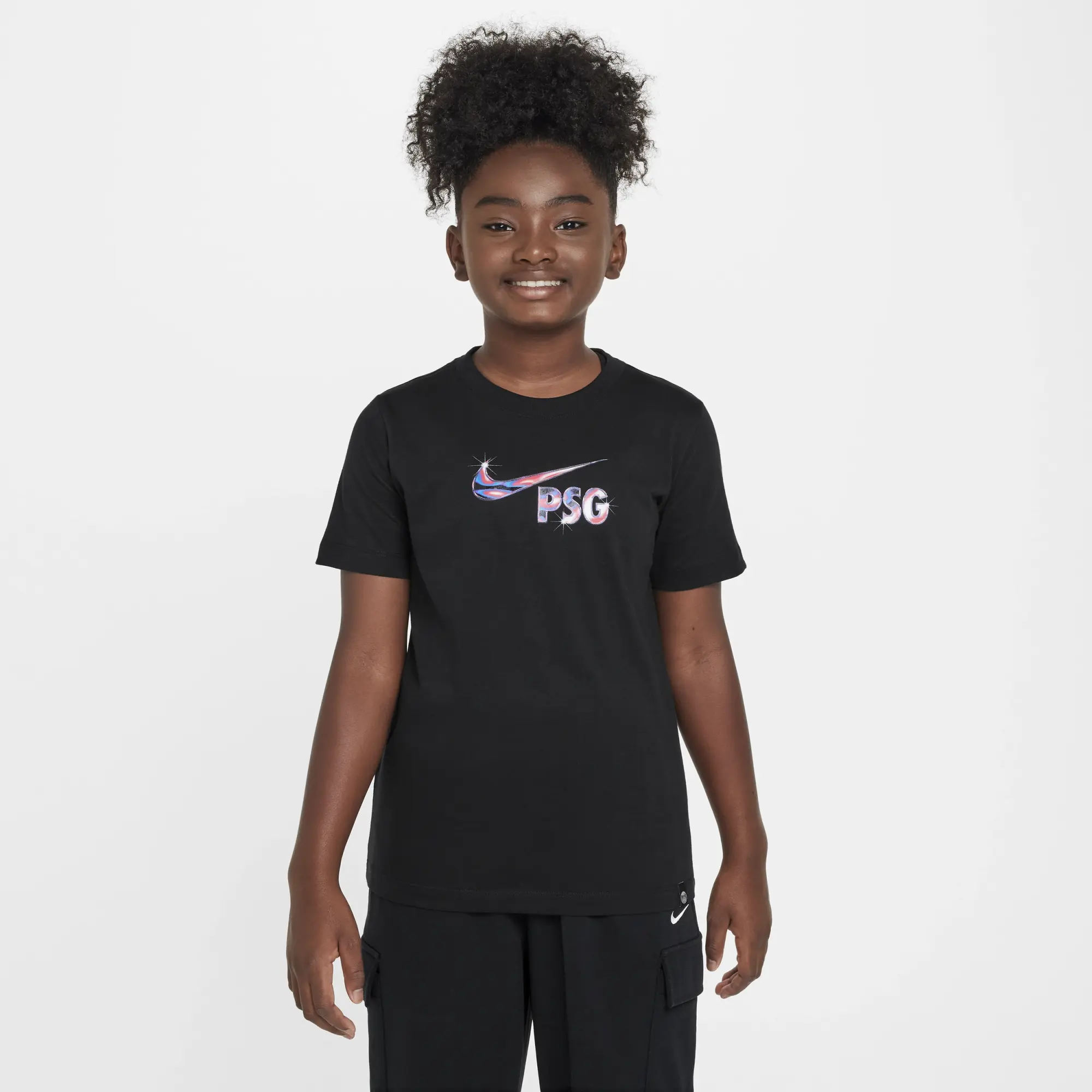 Nike PSG SWOOSH T Shirt Juniors