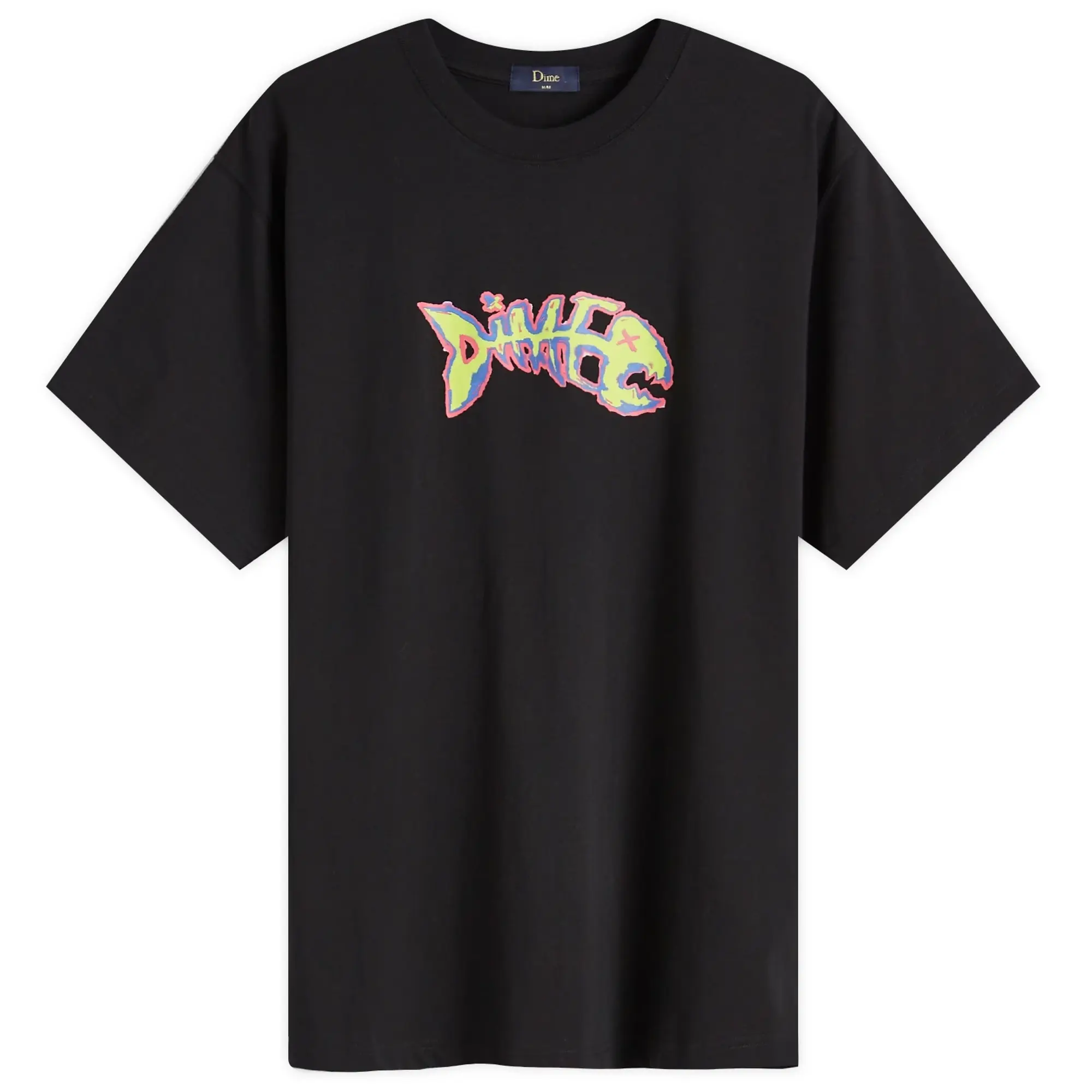 Dime Men's Bones T-Shirt Black