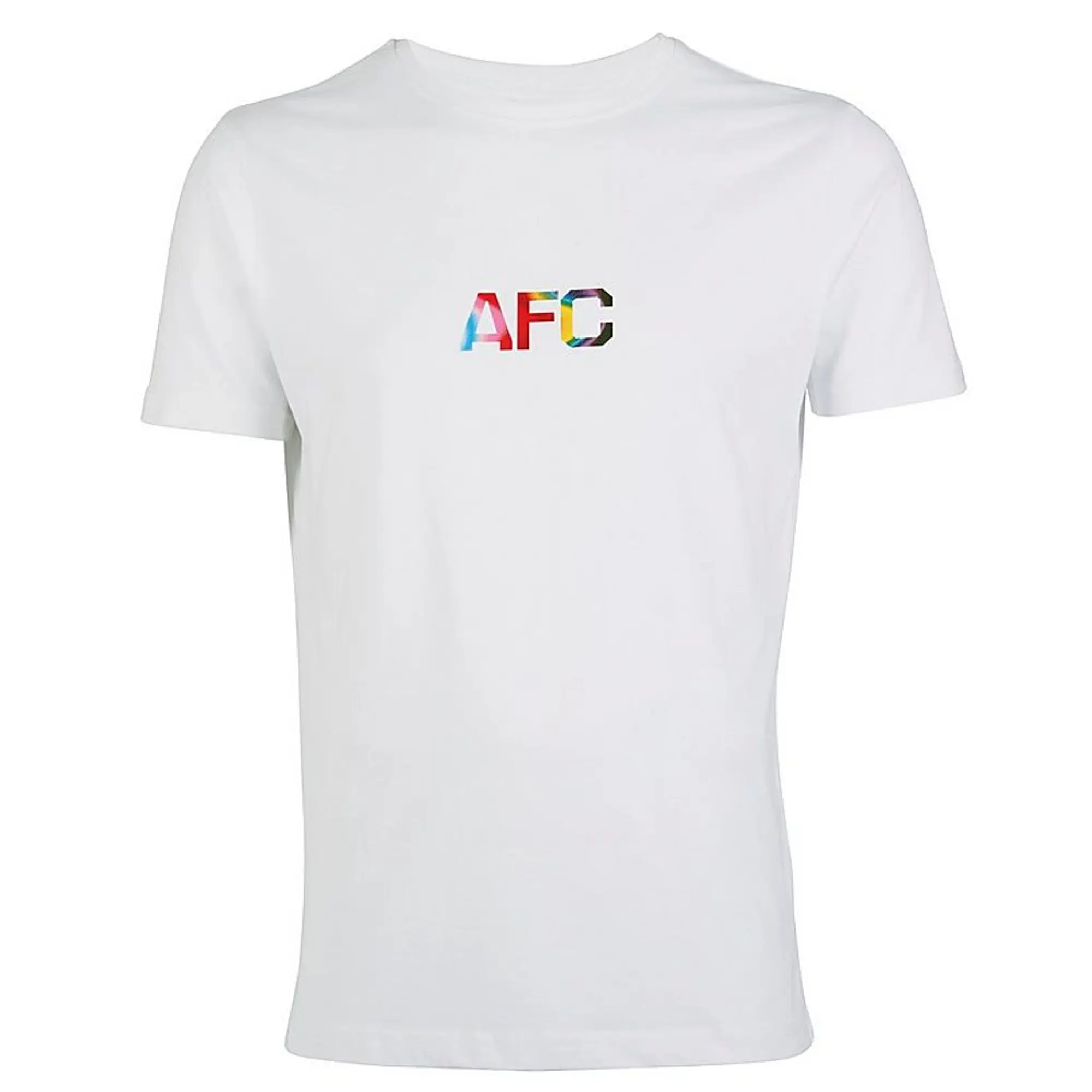 Arsenal AFC LGBTQ+ Pride White T-shirt, Multicolor
