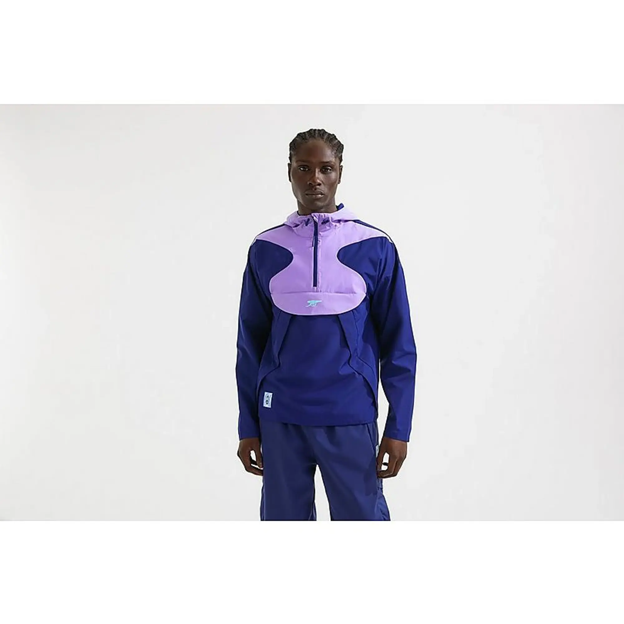 Arsenal adidas 24/25 1/2 Zip Travel Windbreaker, Multicolor