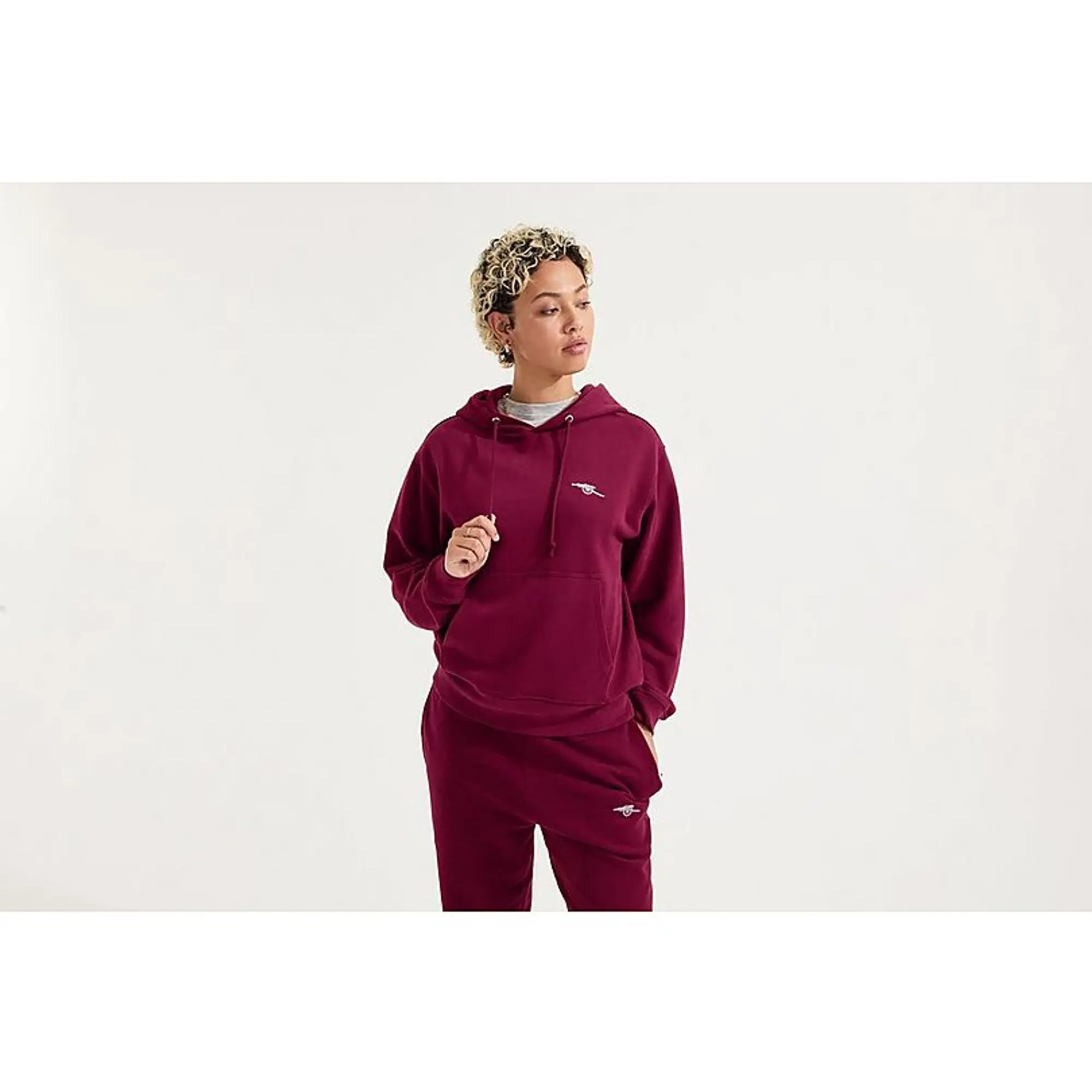 Arsenal Womens Essentials Red Cannon Hoodie, Multicolor