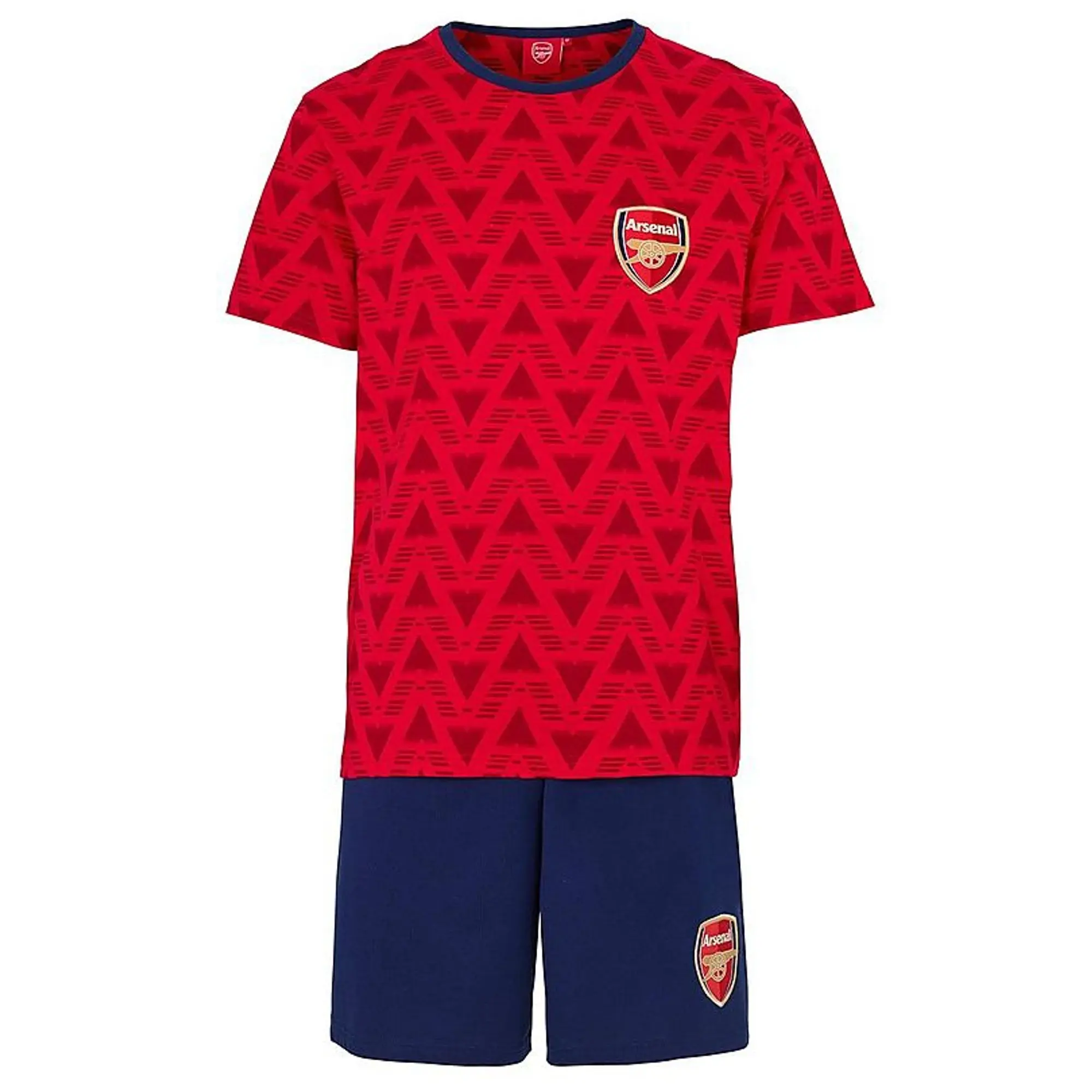 Arsenal Red Bruised Banana Shorts Pyjama, Multicolor