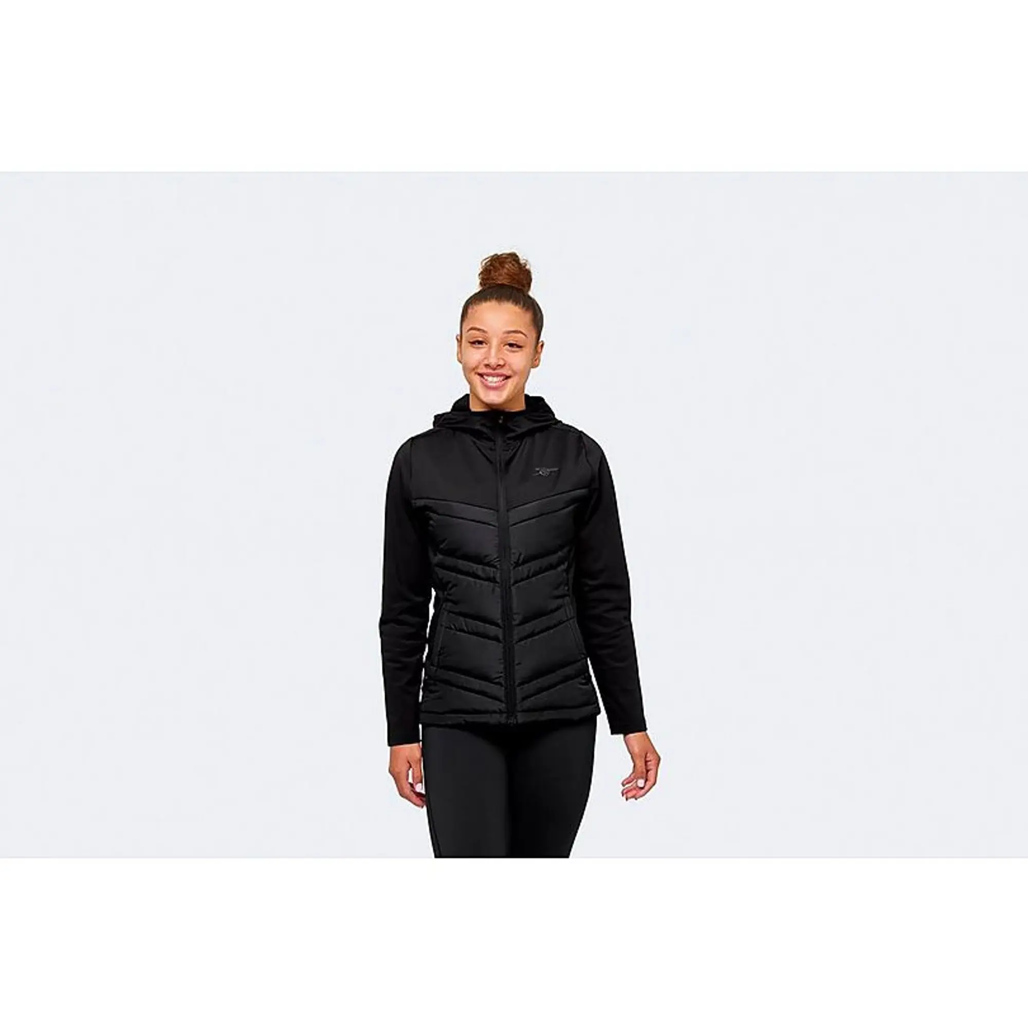 Arsenal Womens Leisure Padded Hybrid Jacket, Multicolor