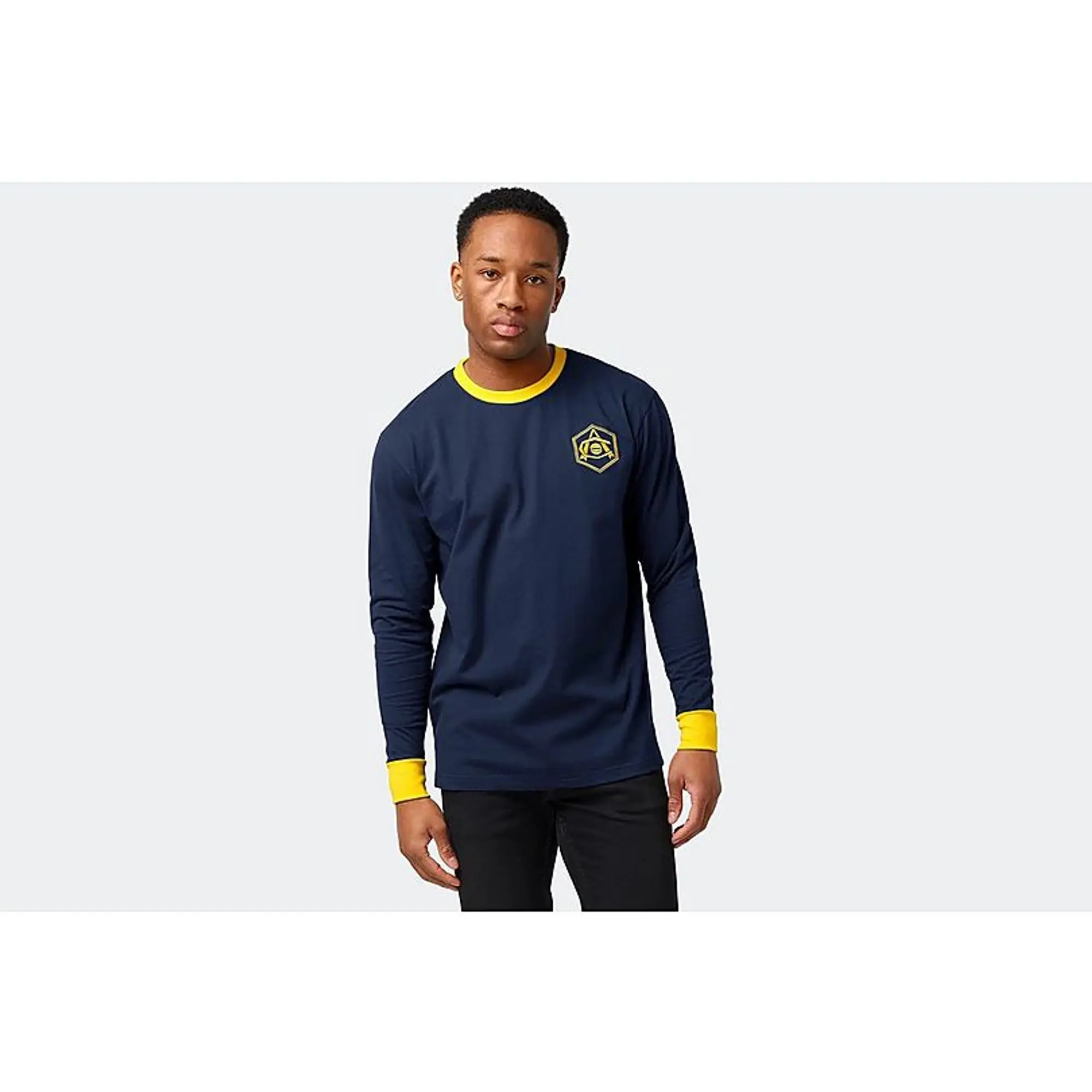 Arsenal Retro 1930s Crest Long Sleeved T-Shirt, Multicolor
