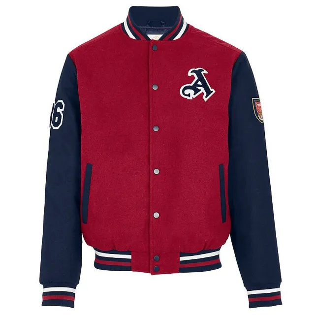 Arsenal Retro Crest Varsity Jacket, Multicolor | 050120