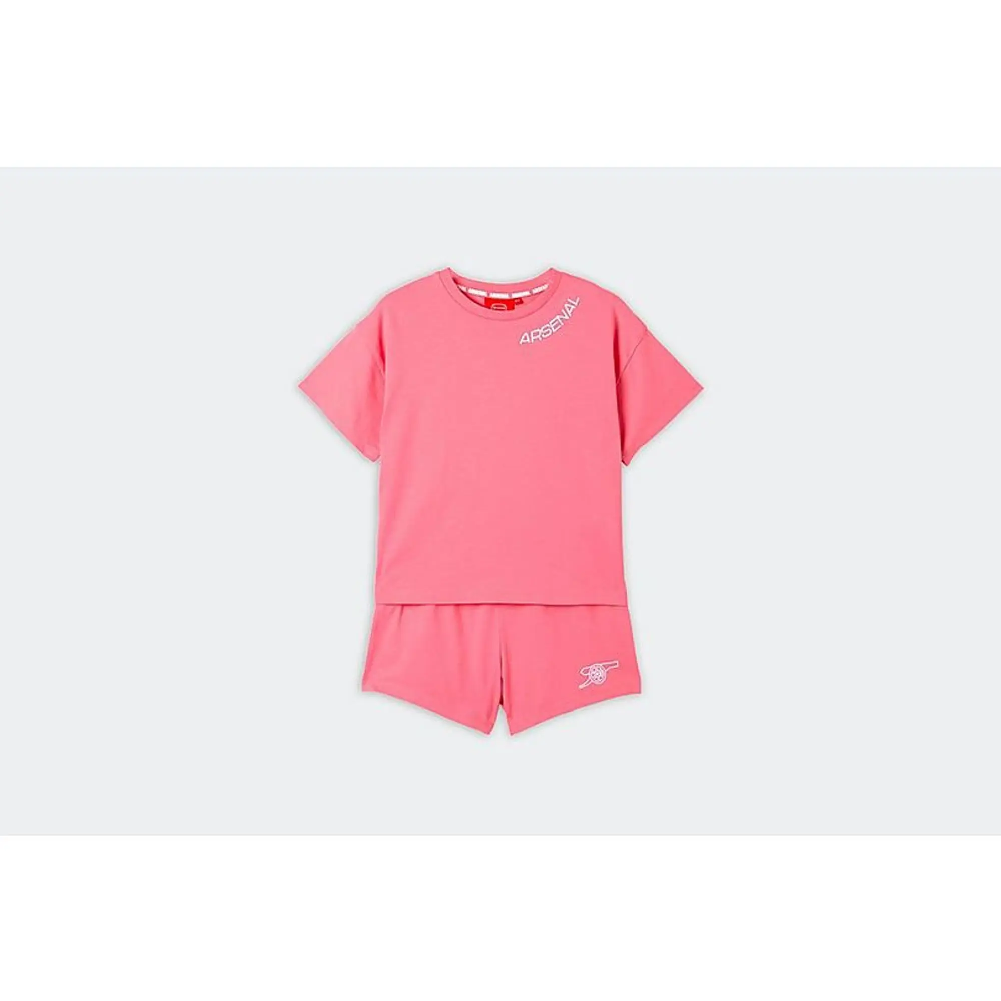 Arsenal Girls Pink Pyjamas, Multicolor
