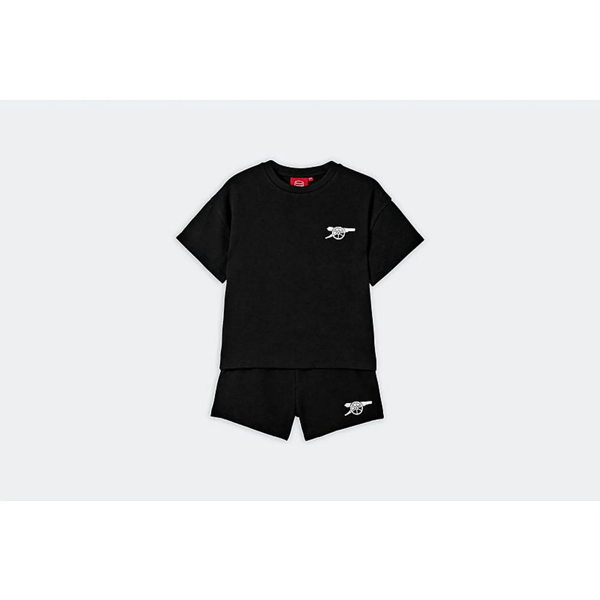 Arsenal Girls Black Cannon Pyjamas, Multicolor
