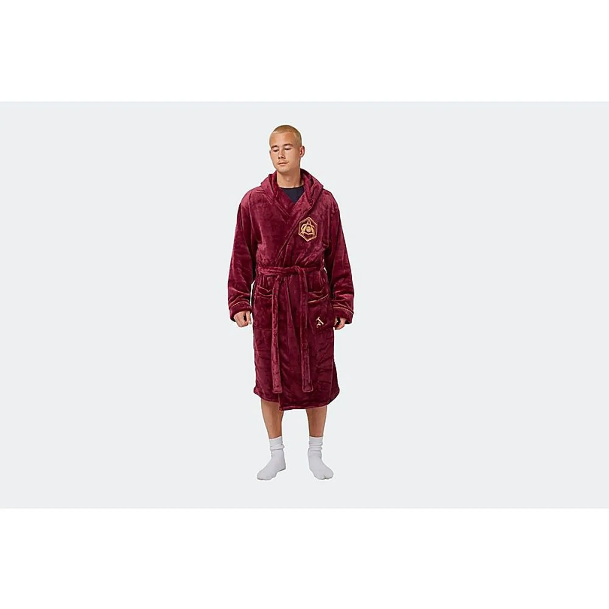 Arsenal Unisex Fleece Retro Dressing Gown, Multicolor