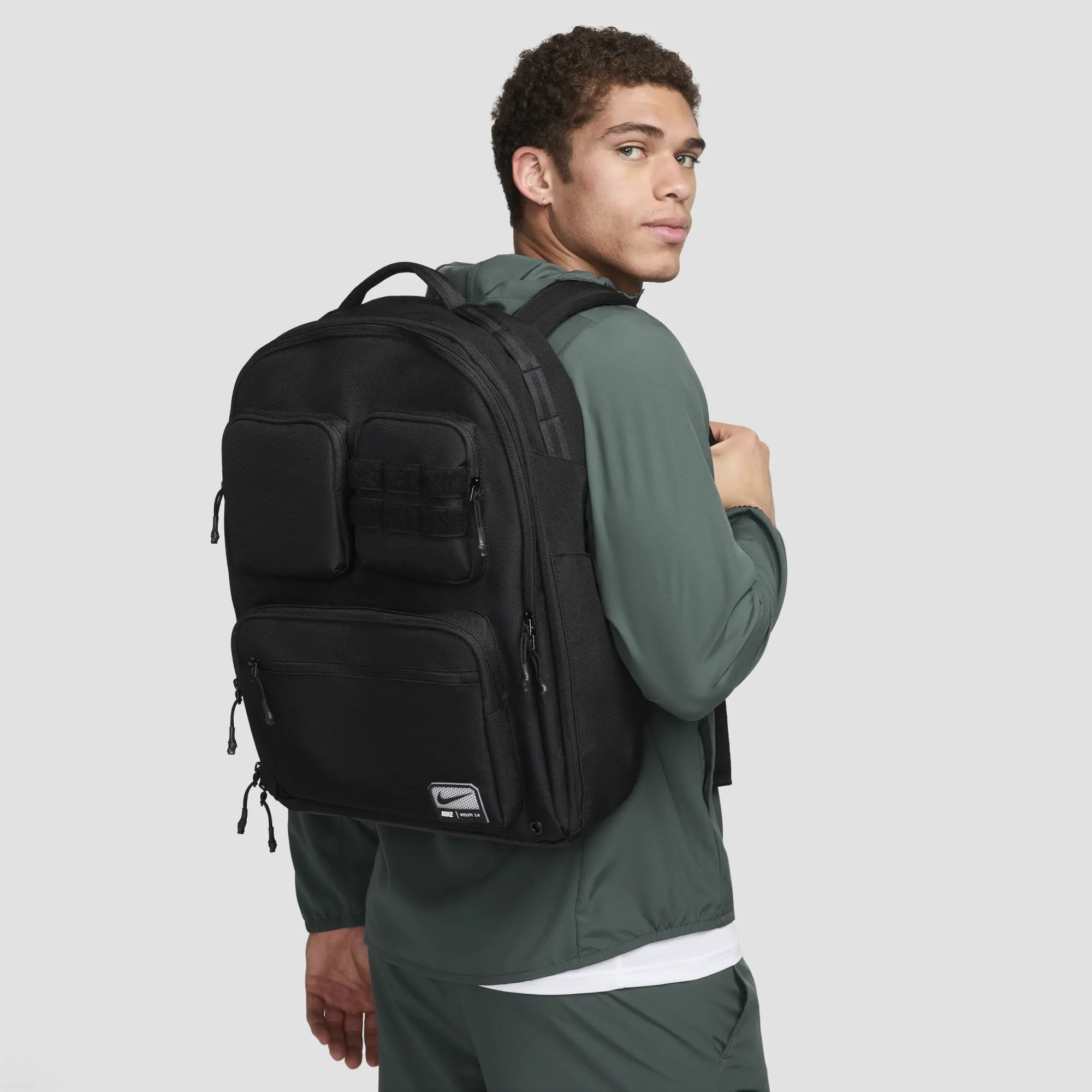 Backpack Nike Utility Power Backpack - 2.0 Black/ Black/ White 33 L