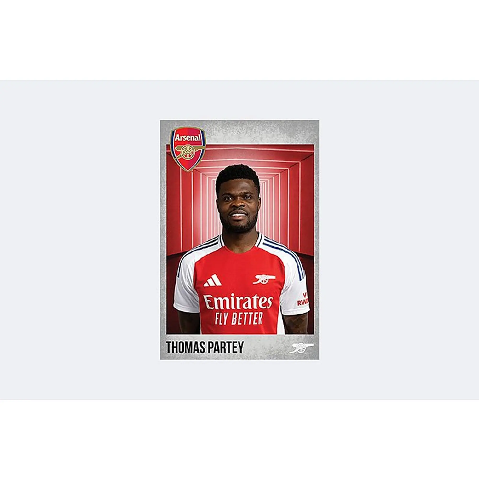 Arsenal 2024/25 Thomas Headshot, Multicolor