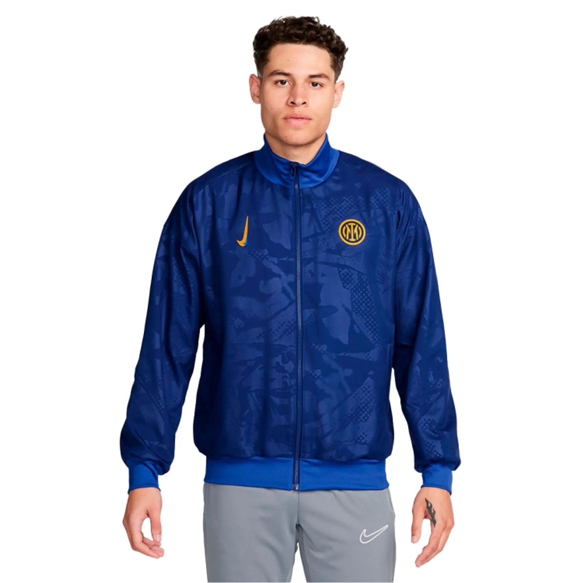 Nike Inter Jacket Dri-Fit Strike Anthem 3. - Deep Royal Blue/University Gold - ['Blue']