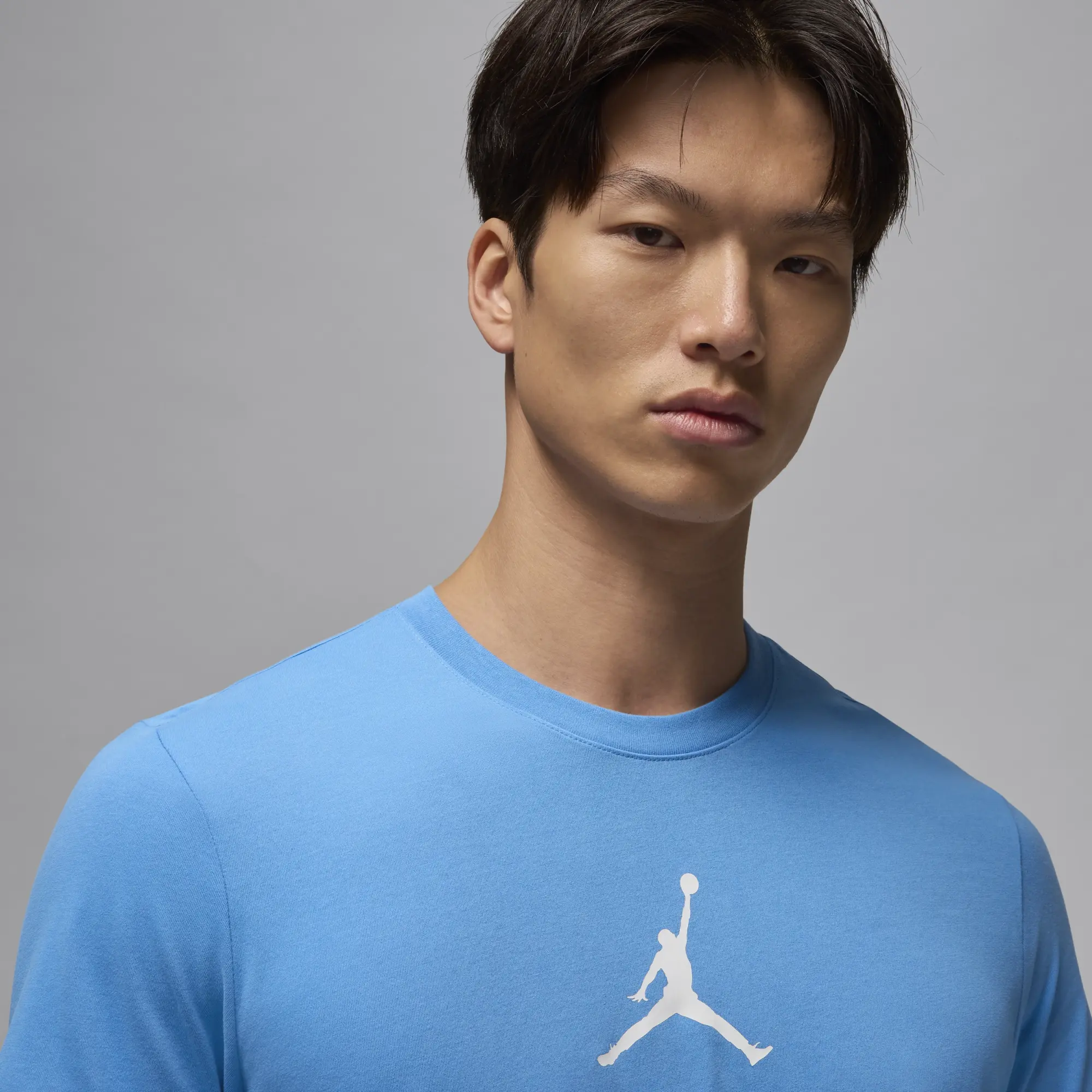 Nike Jordan Jumpman Men's T-Shirt - Blue - Cotton/Polyester