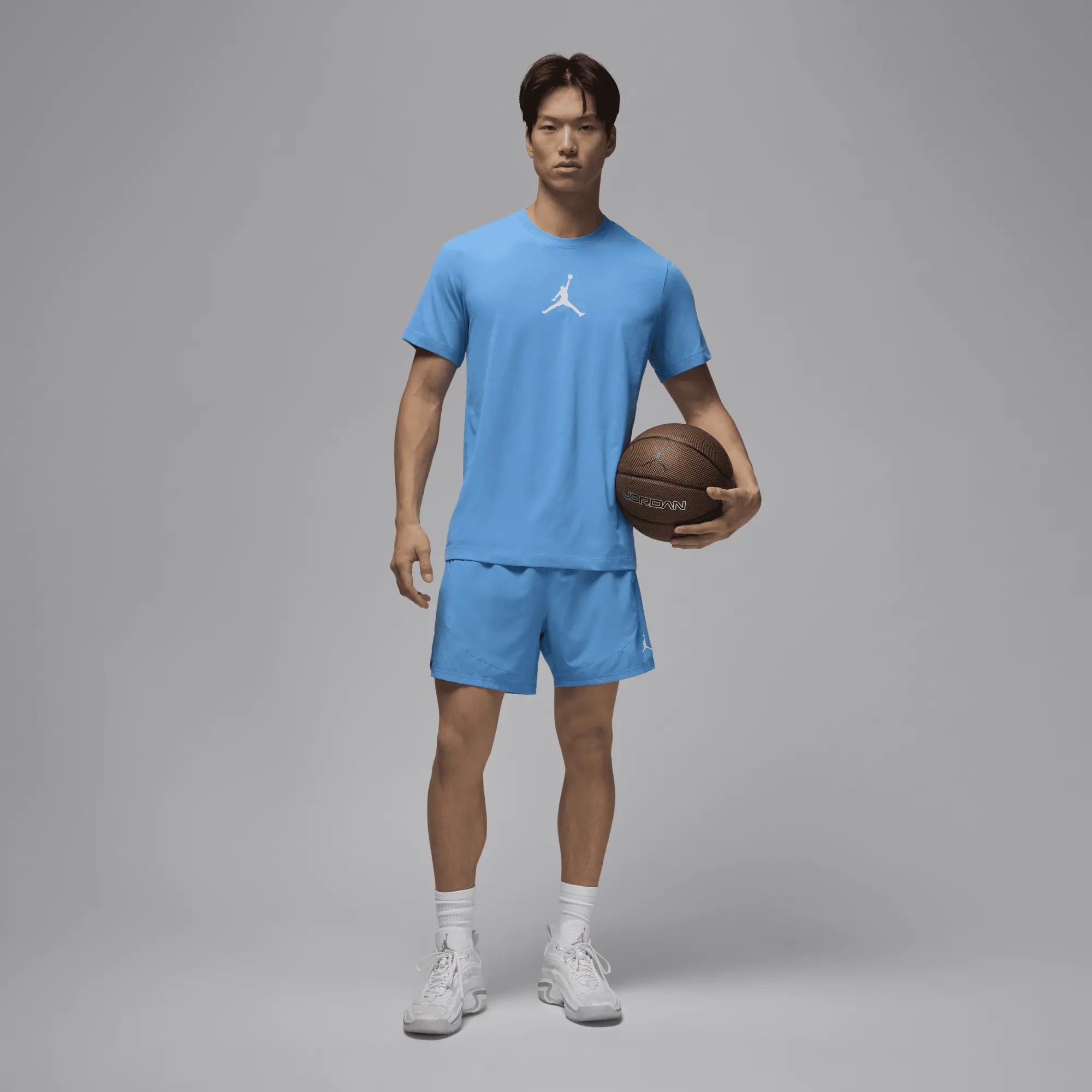 Nike Jordan Jumpman Men's T-Shirt - Blue - Cotton/Polyester