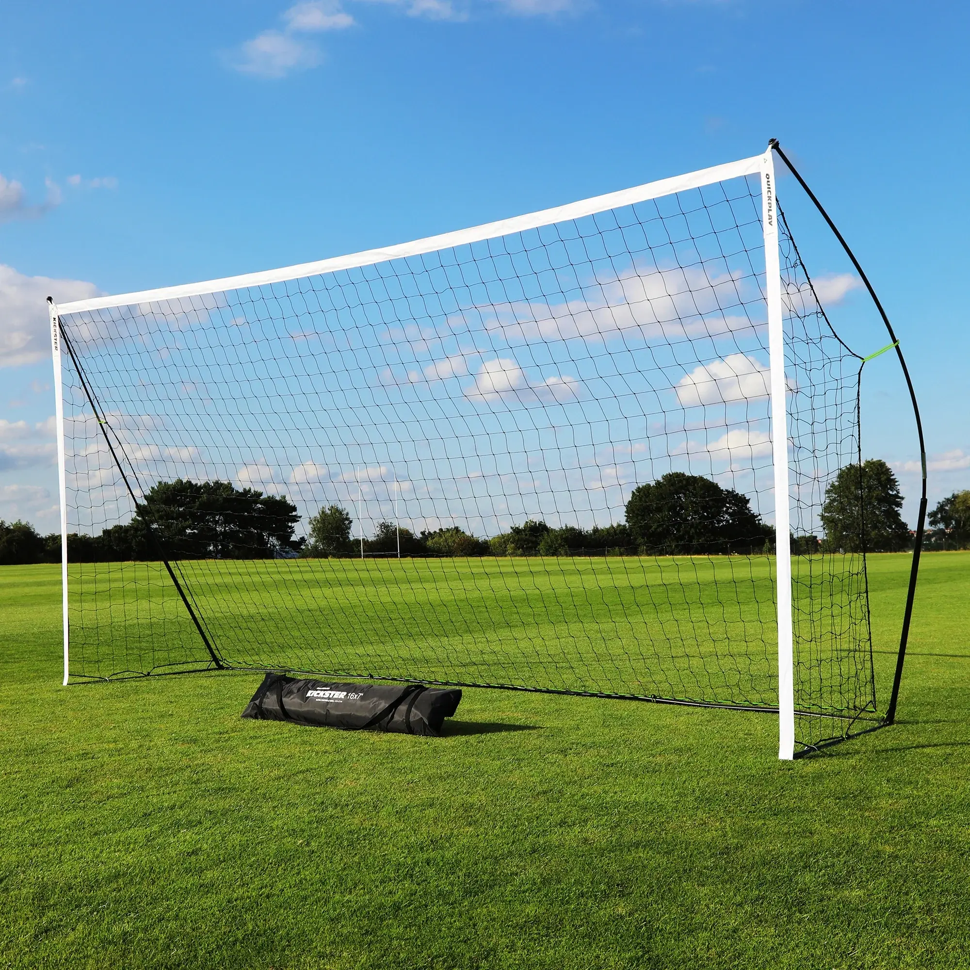 QUICKPLAY UK KICKSTER Portable Football Goal 16x7'