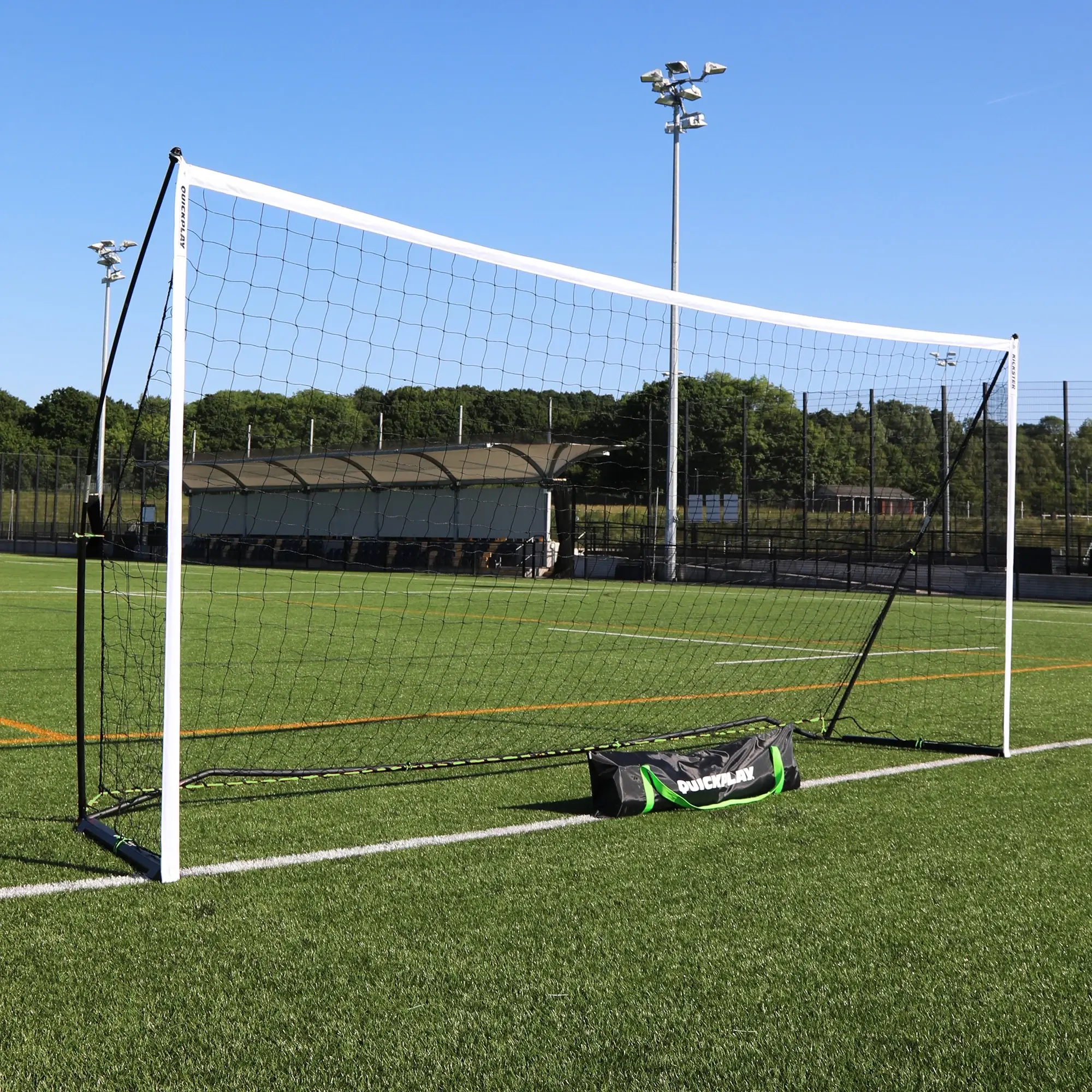 QUICKPLAY UK KICKSTER PRO Portable Football Goal 16x7'