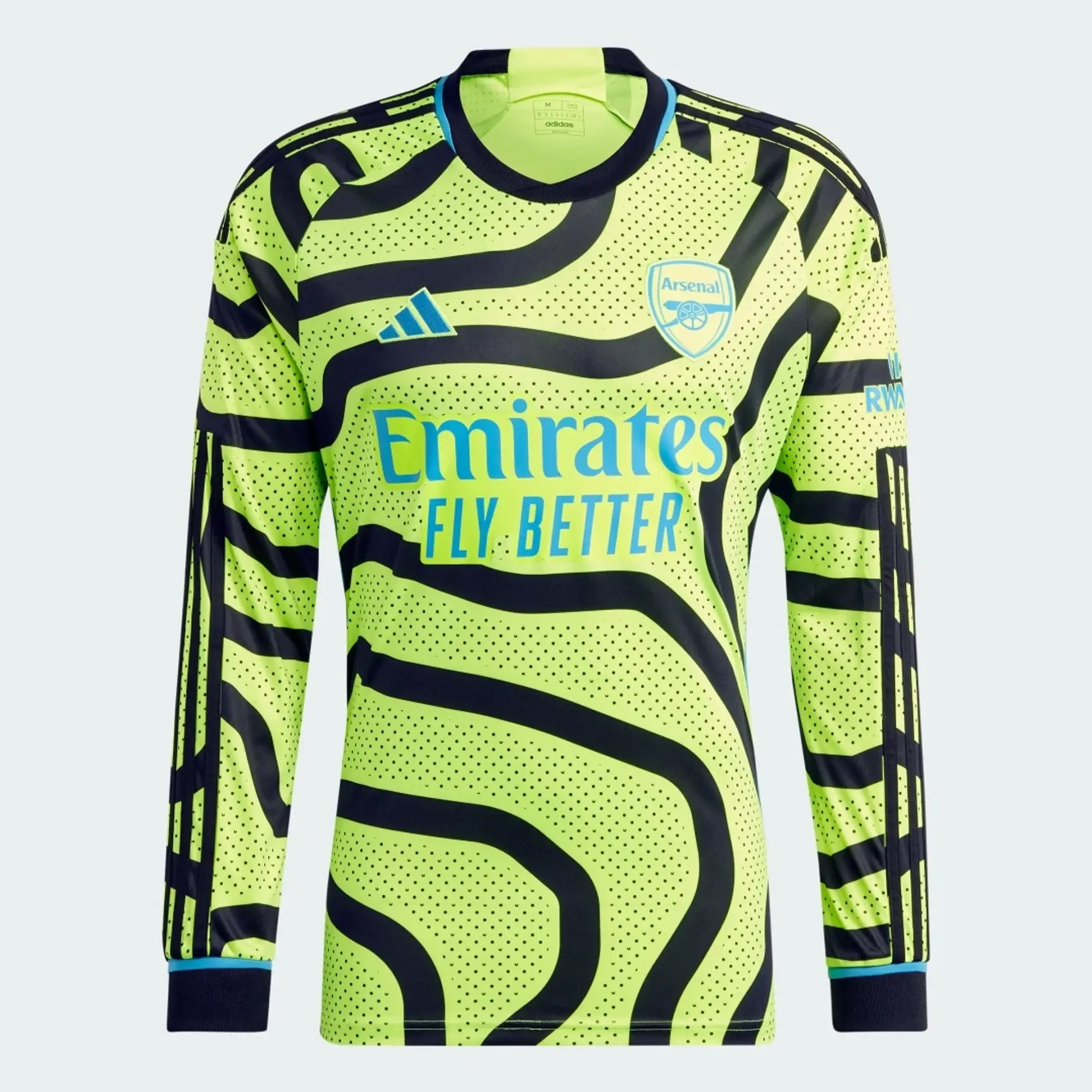 adidas Arsenal 23/24 Long Sleeve Away Jersey