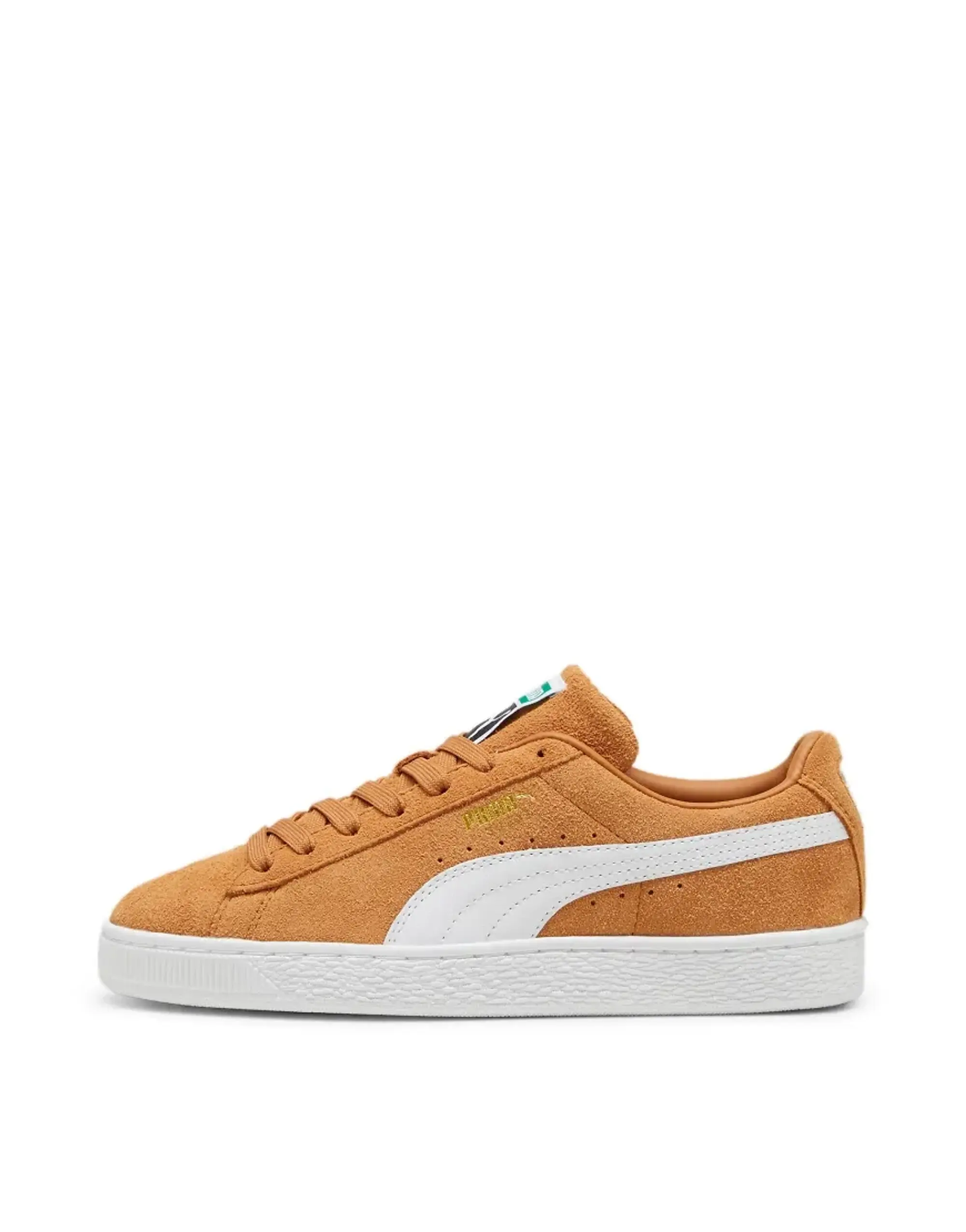 Puma Suede Classic Sneakers In Caramel Latte-Puma White-Gold