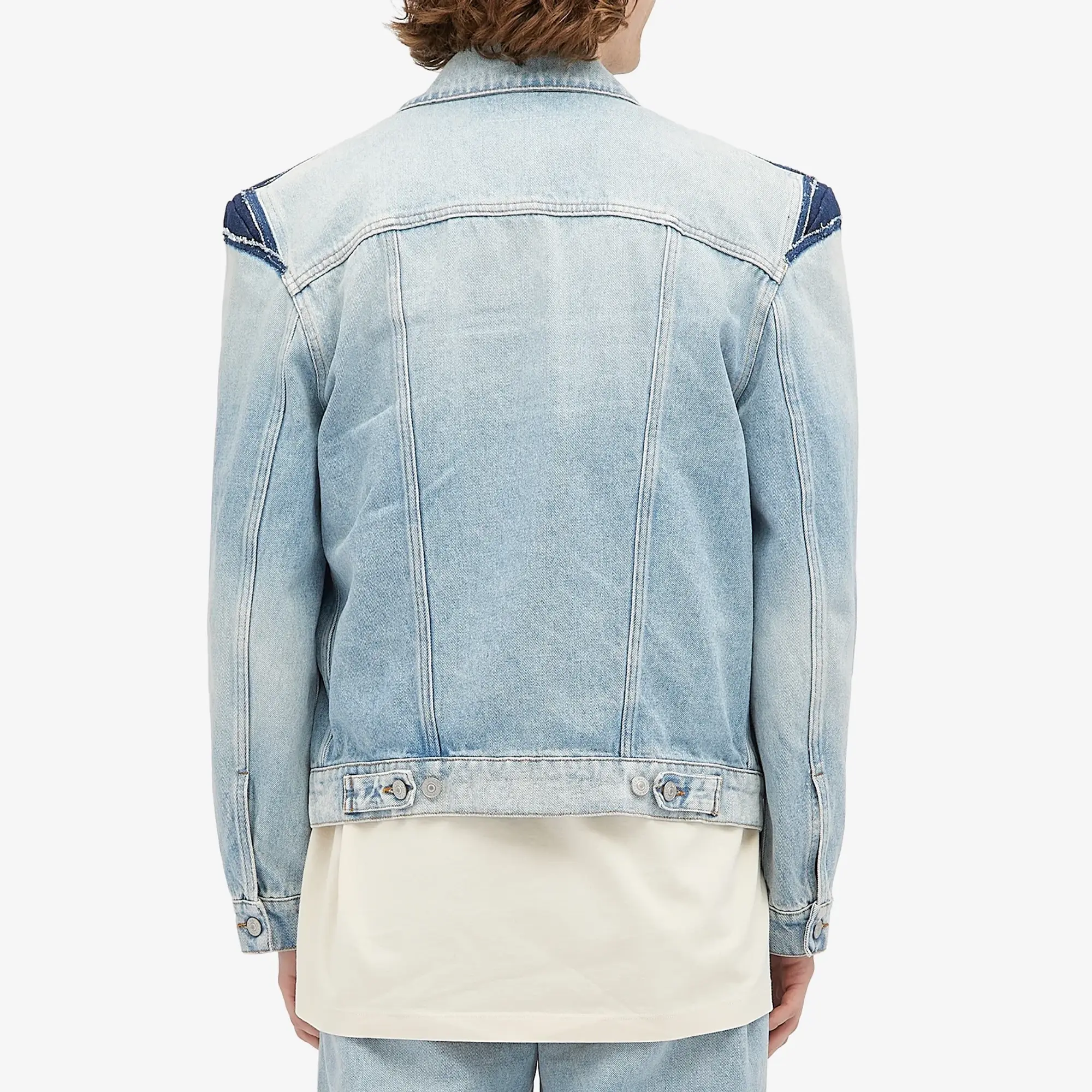 MM6 Maison Margiela Men's Denim Jacket Light Blue