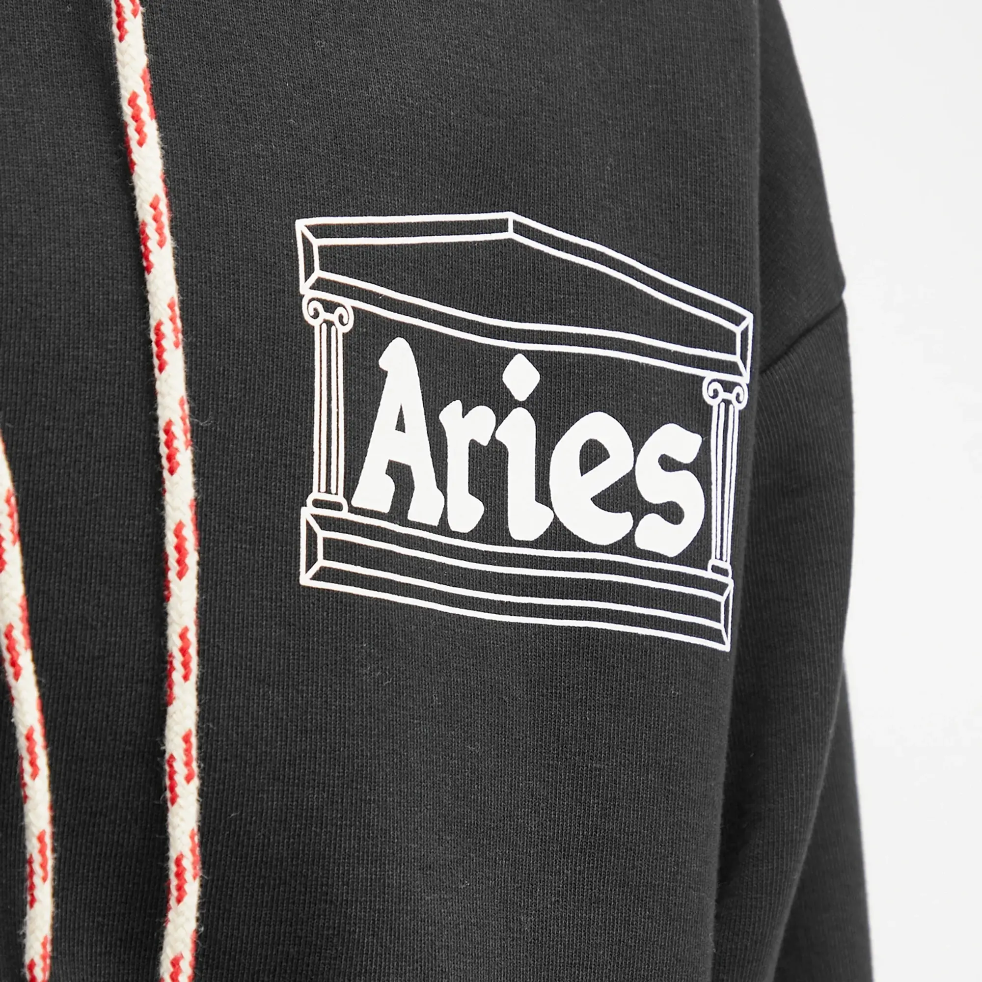Aries Men's Column Hoodie Black