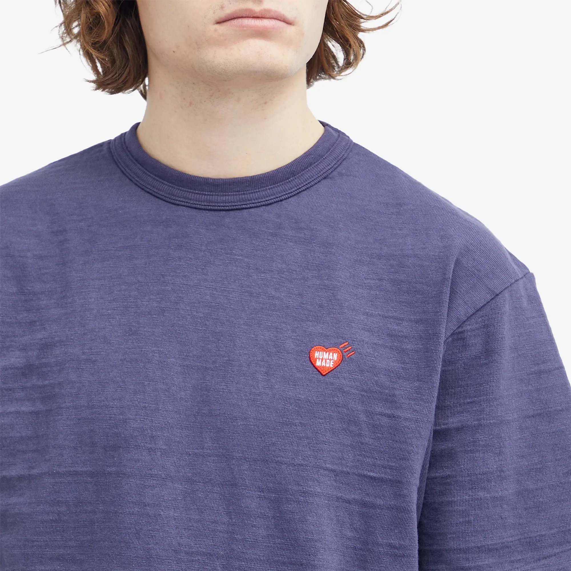 Human Made Men's heart badge t-shirt Navy