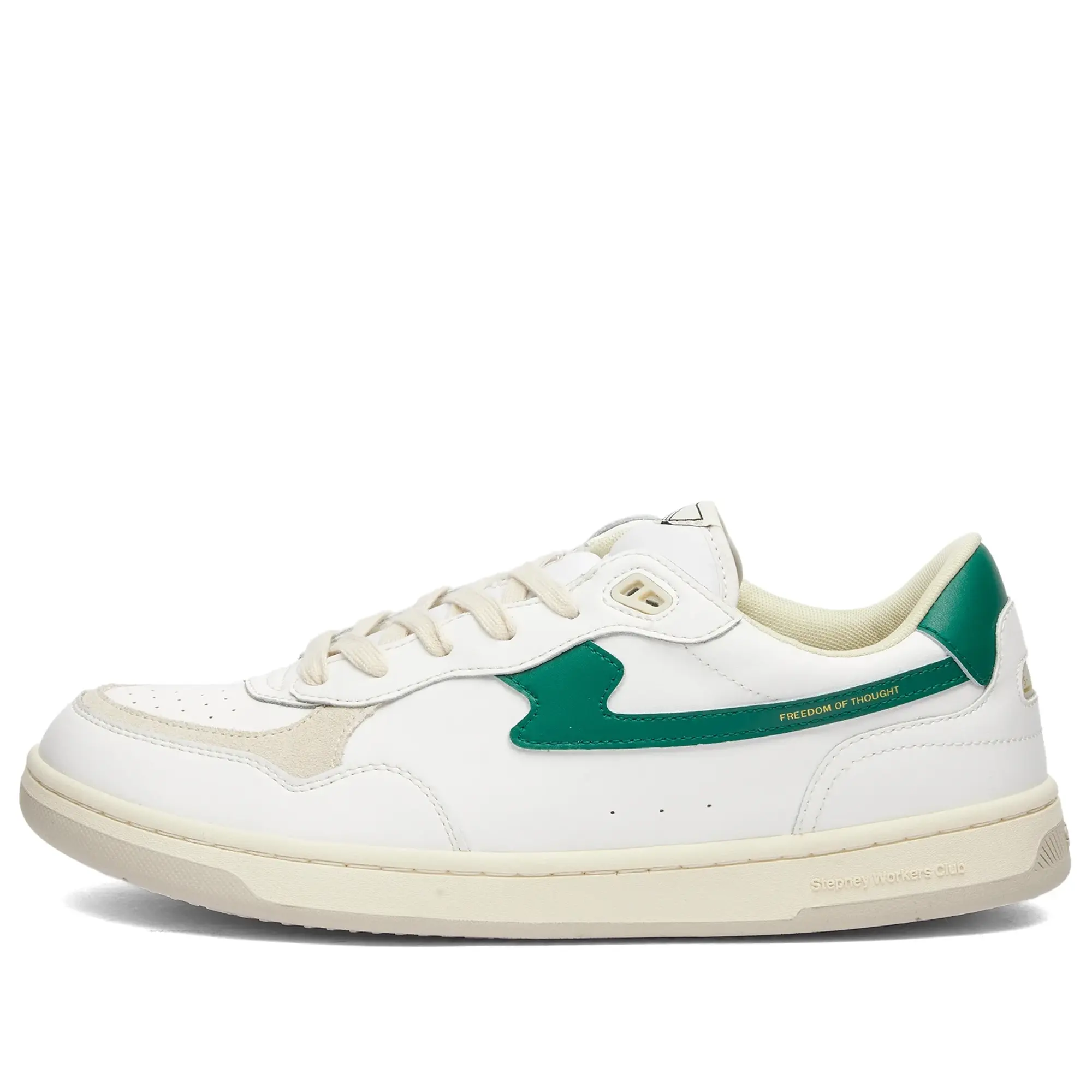 Stepney Workers Club Men's Pro Cup 01 S-Strike Sneaker White Green