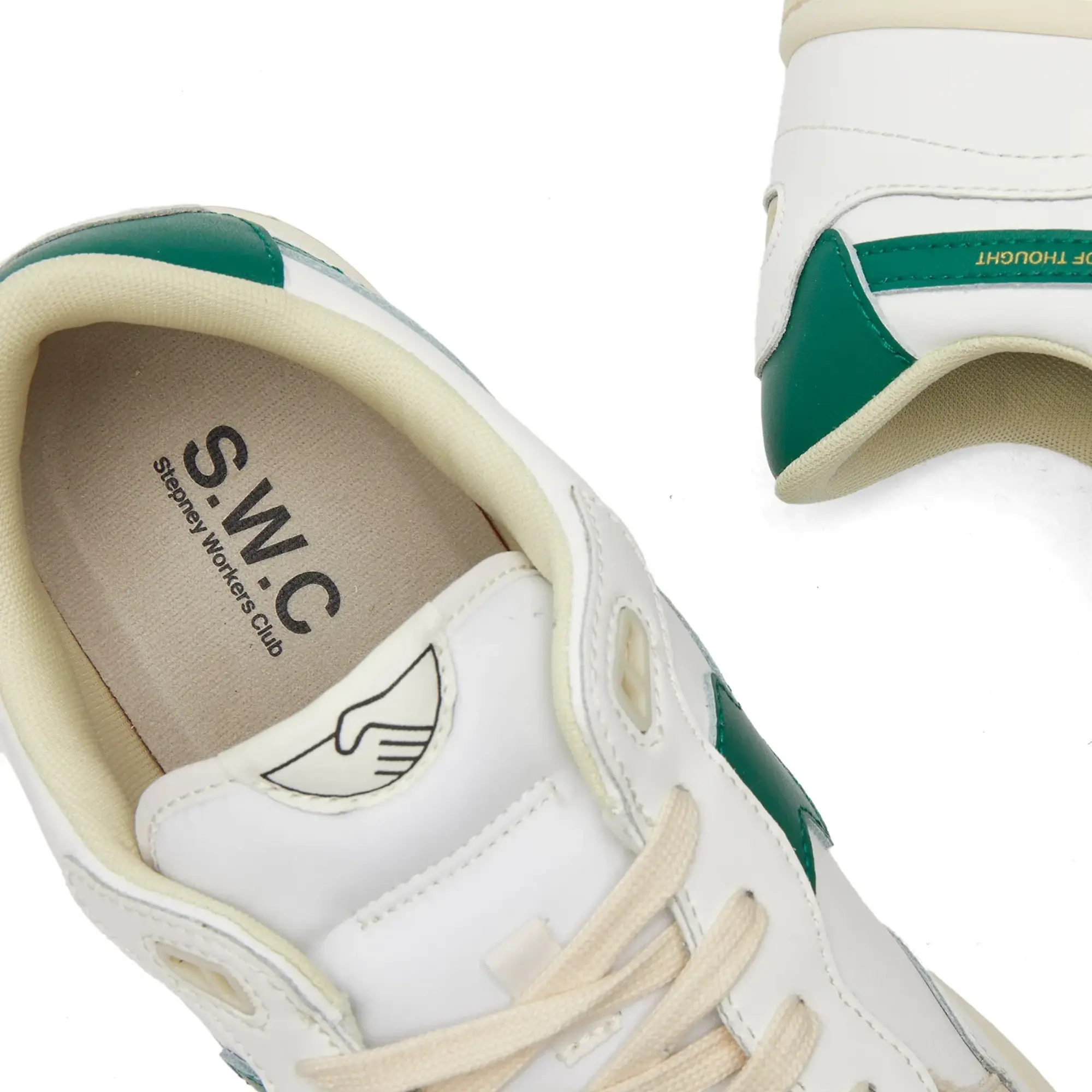 Stepney Workers Club Men's Pro Cup 01 S-Strike Sneaker White Green
