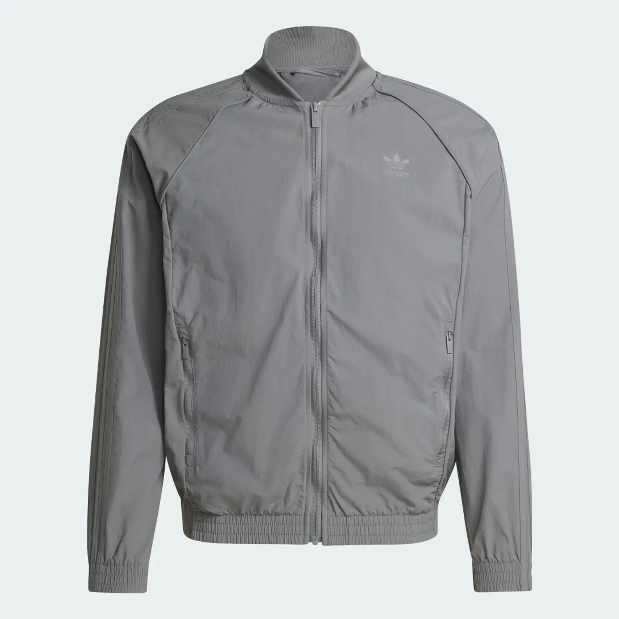 adidas Originals Woven Superstar Track Top - Grey - Size L - Grey