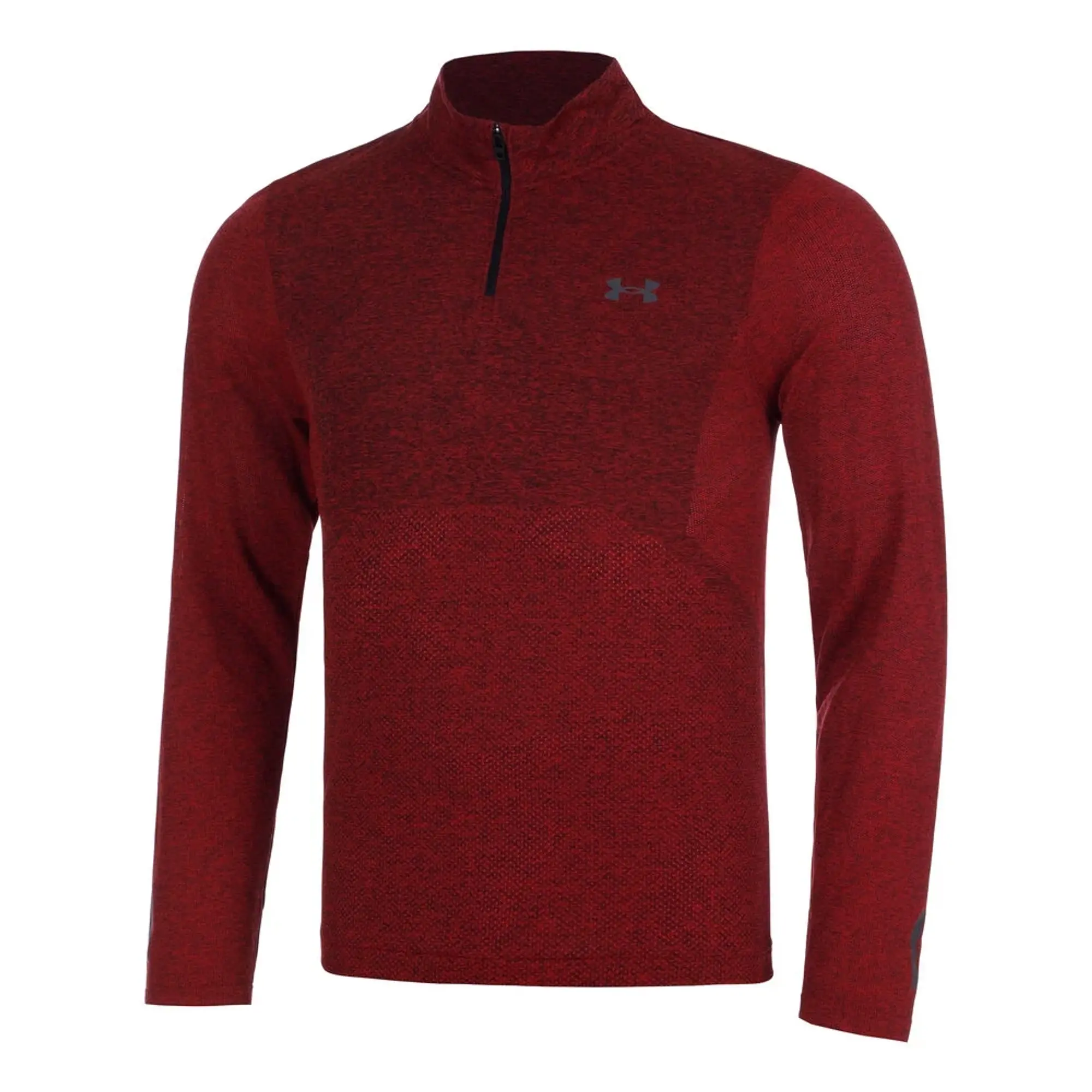 Under Armour Seamless Stride 1/4 Zip Running Shirt Men - Red