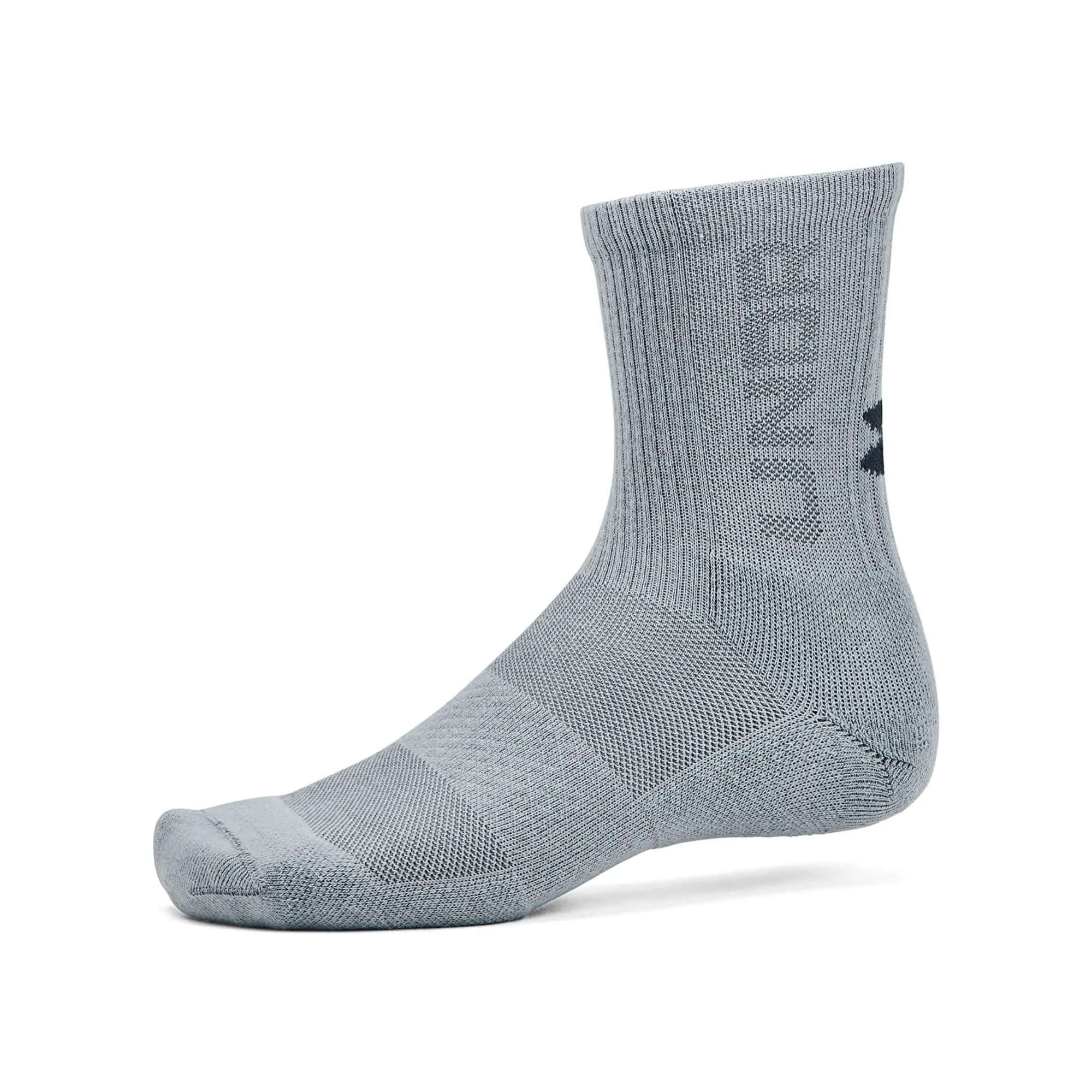 Under Armour 3 Maker Mid Crew 3-Pack Gray L